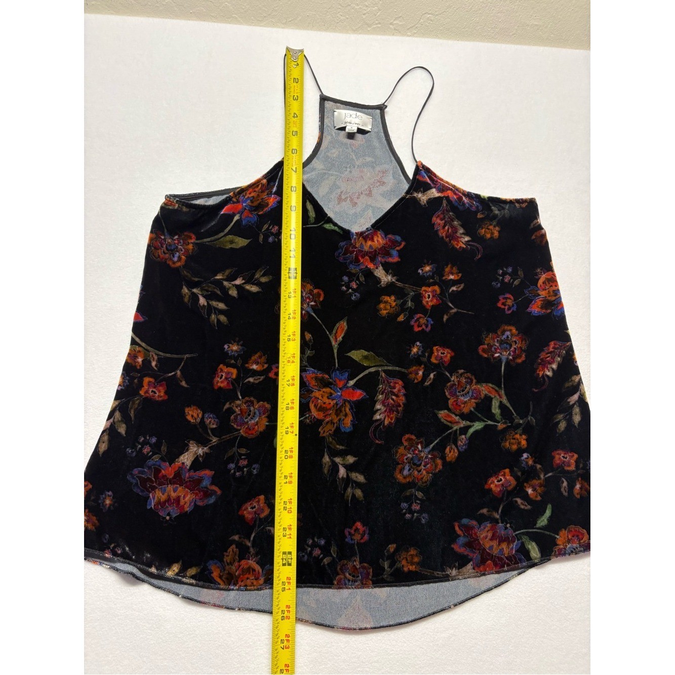 Johnny Was Jade Collection: Chella VelvetCami. Original Price $160
