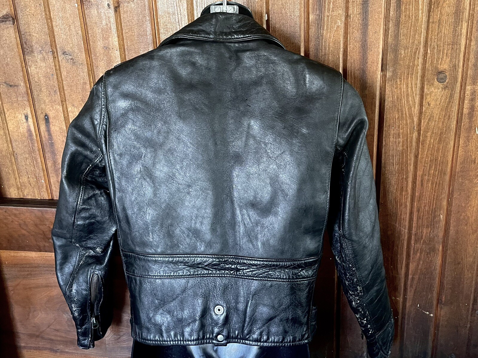 Buco J-12 J-14 Horsehide Leather Jacket 40s 50s Moto S Biker Vintage D Pocket 24