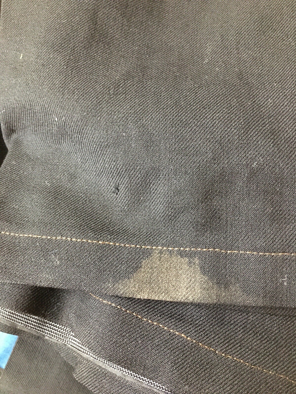 Exquisite Antique Edwardian Black & Blue Silk Walking Skirt Suit