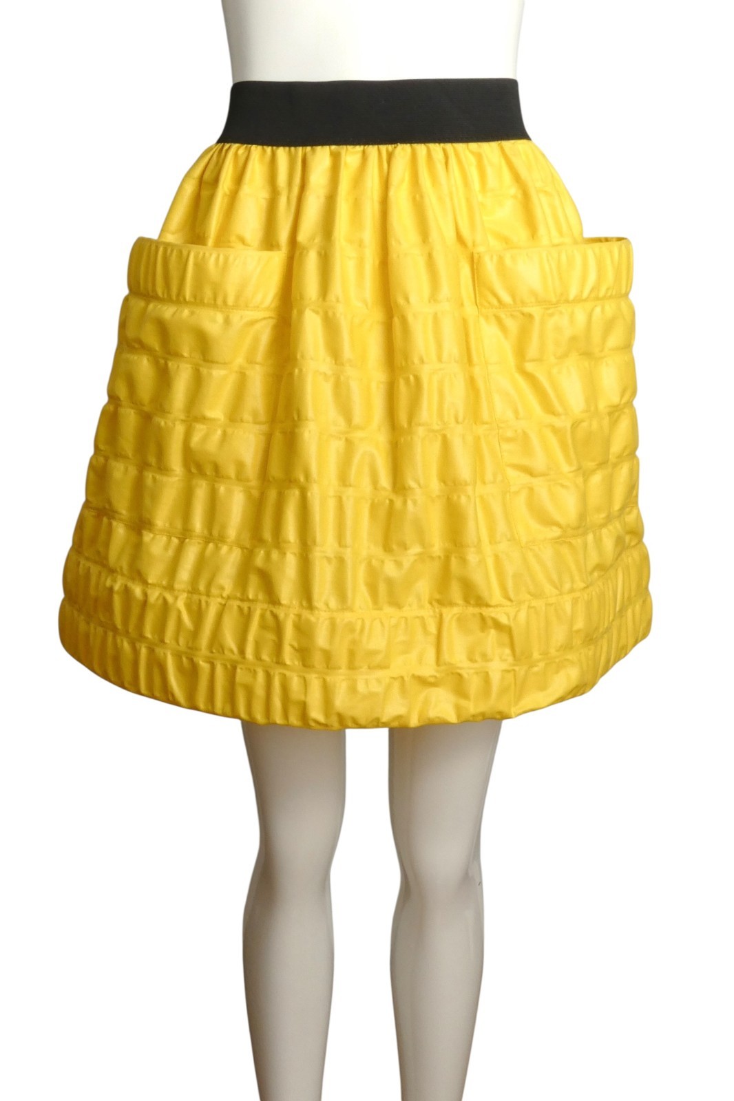 PIERRE CARDIN- 1996 Yellow Seersucker Skirt SIze 6