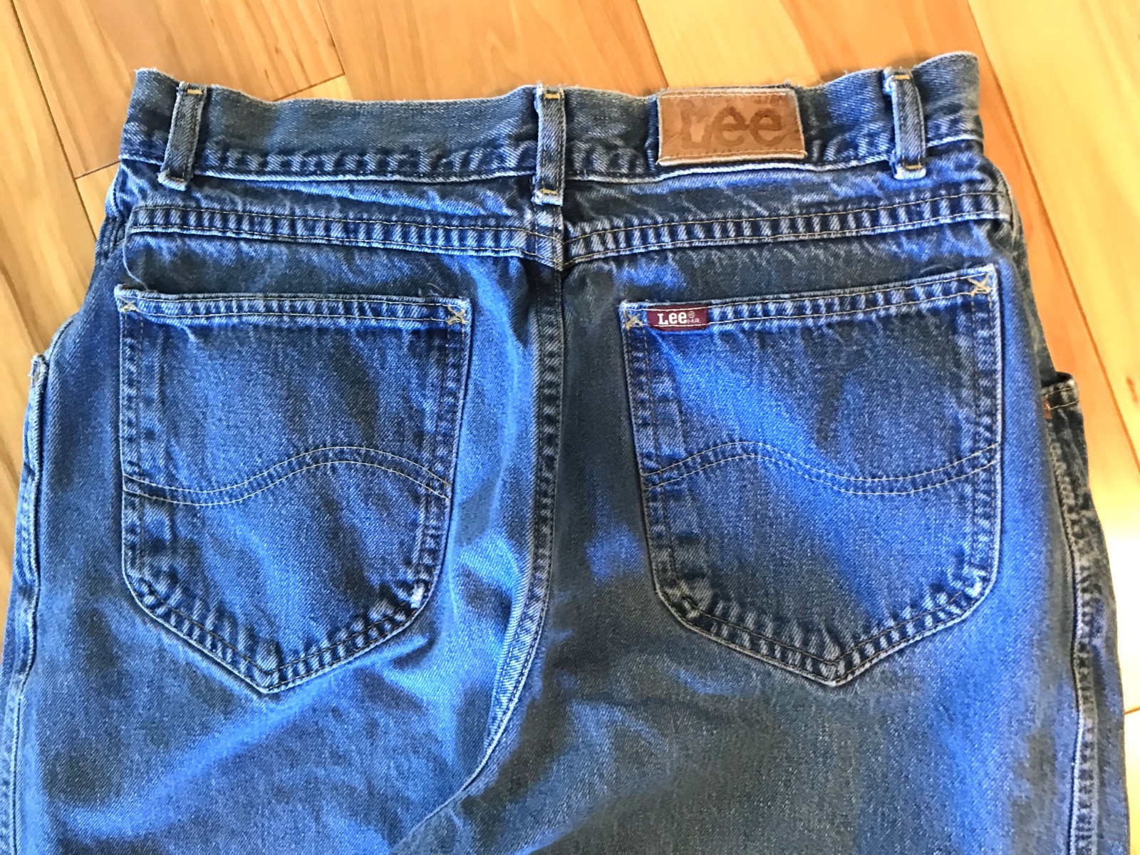 Pleated High-Waisted Jeans, Riders by Lee Vintage 80s Union Label Size 13