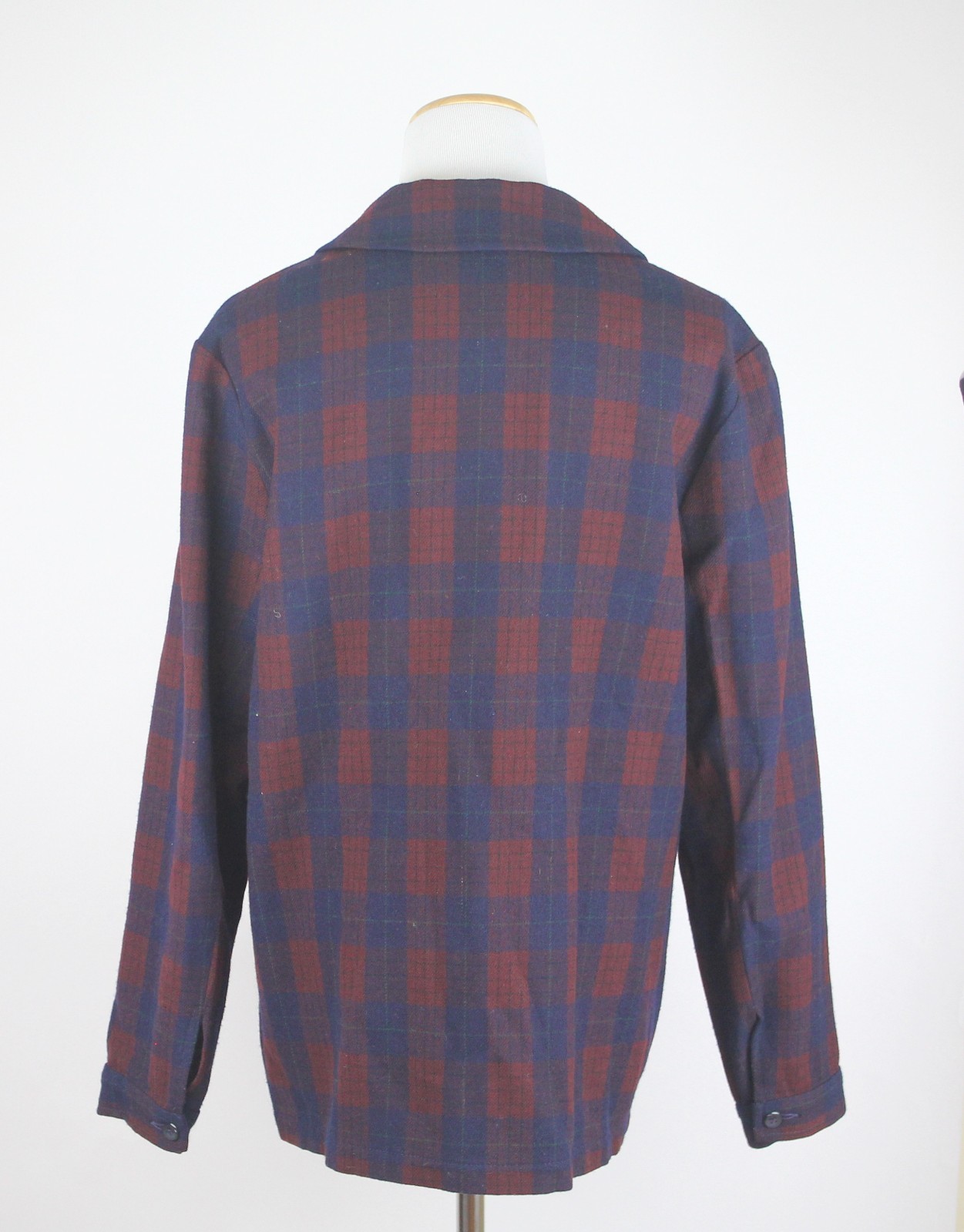 Vintage Pendleton Knockabouts Women&rsquo;s Wool 49er Plaid Jacket Made In USA 1950&rsquo;s