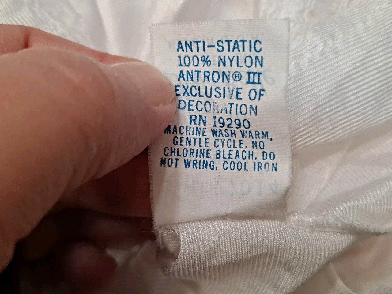 Dixie Belle Made In USA Adjustable Strap Full Slip 36 Tall White Lace