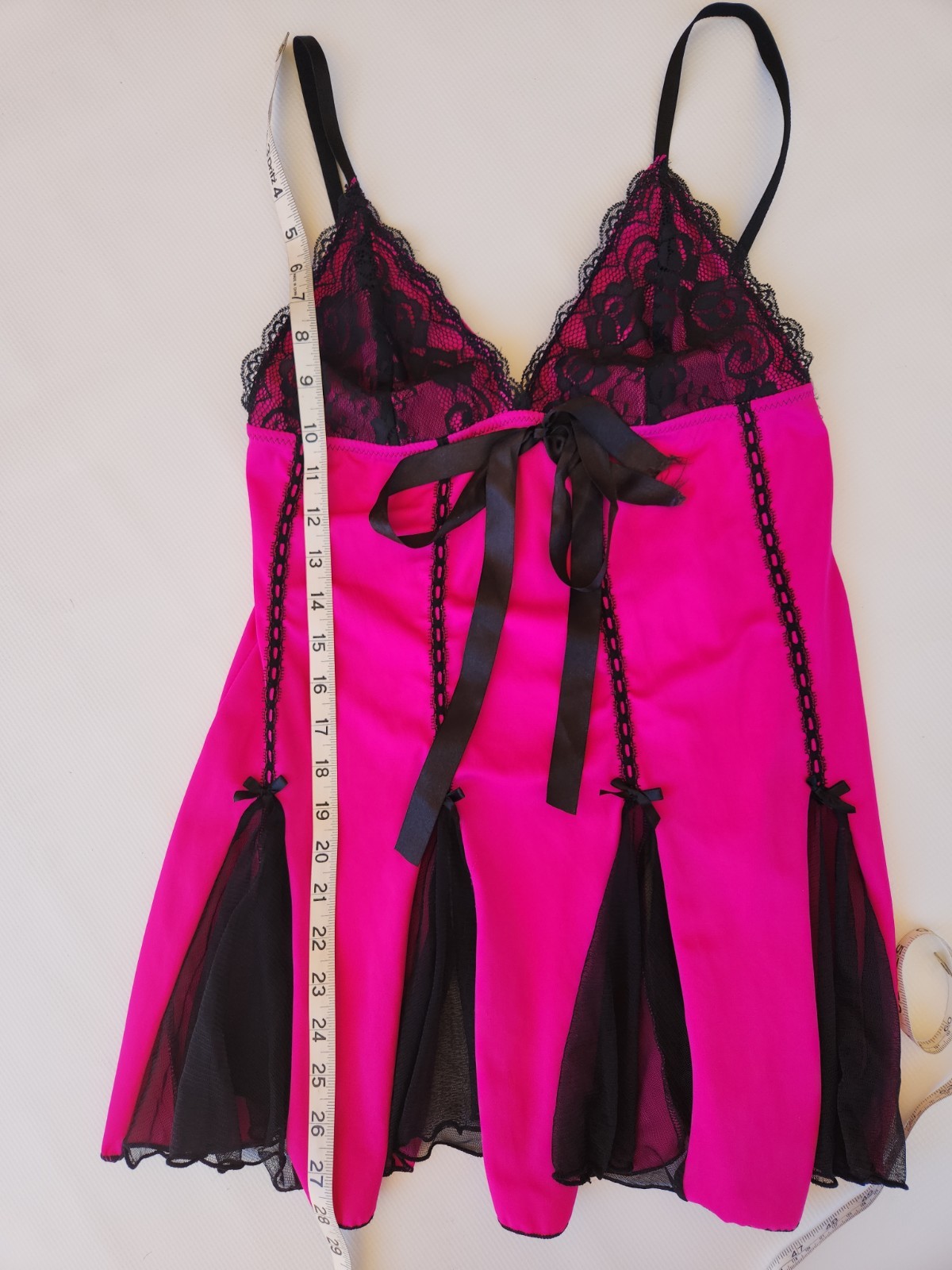 Popsi Lingerie, Nylon And Polyester, Hot Pink, Carnival Core, 1xl, Fit M/L