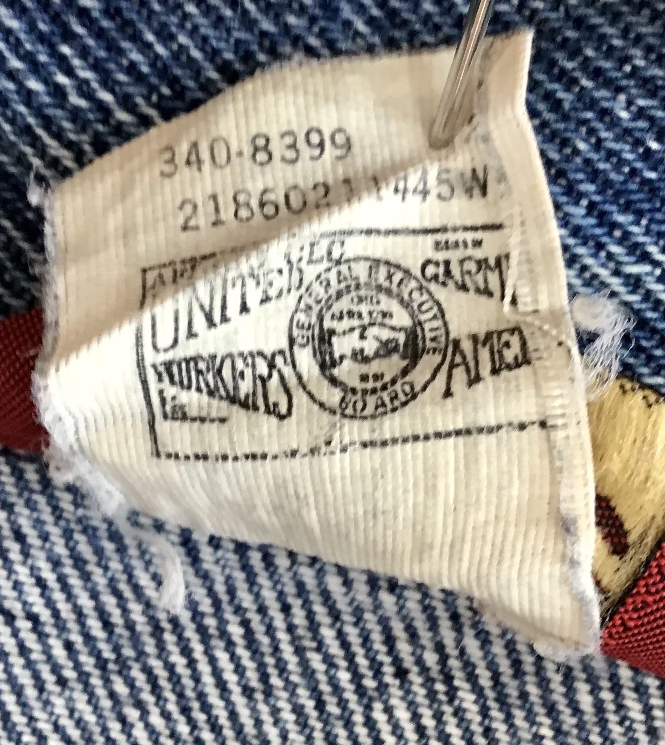 EUC Vintage 80s Ms Lee Oversized 11/12 100% Cotton Denim Jean Trucker Jacket A13