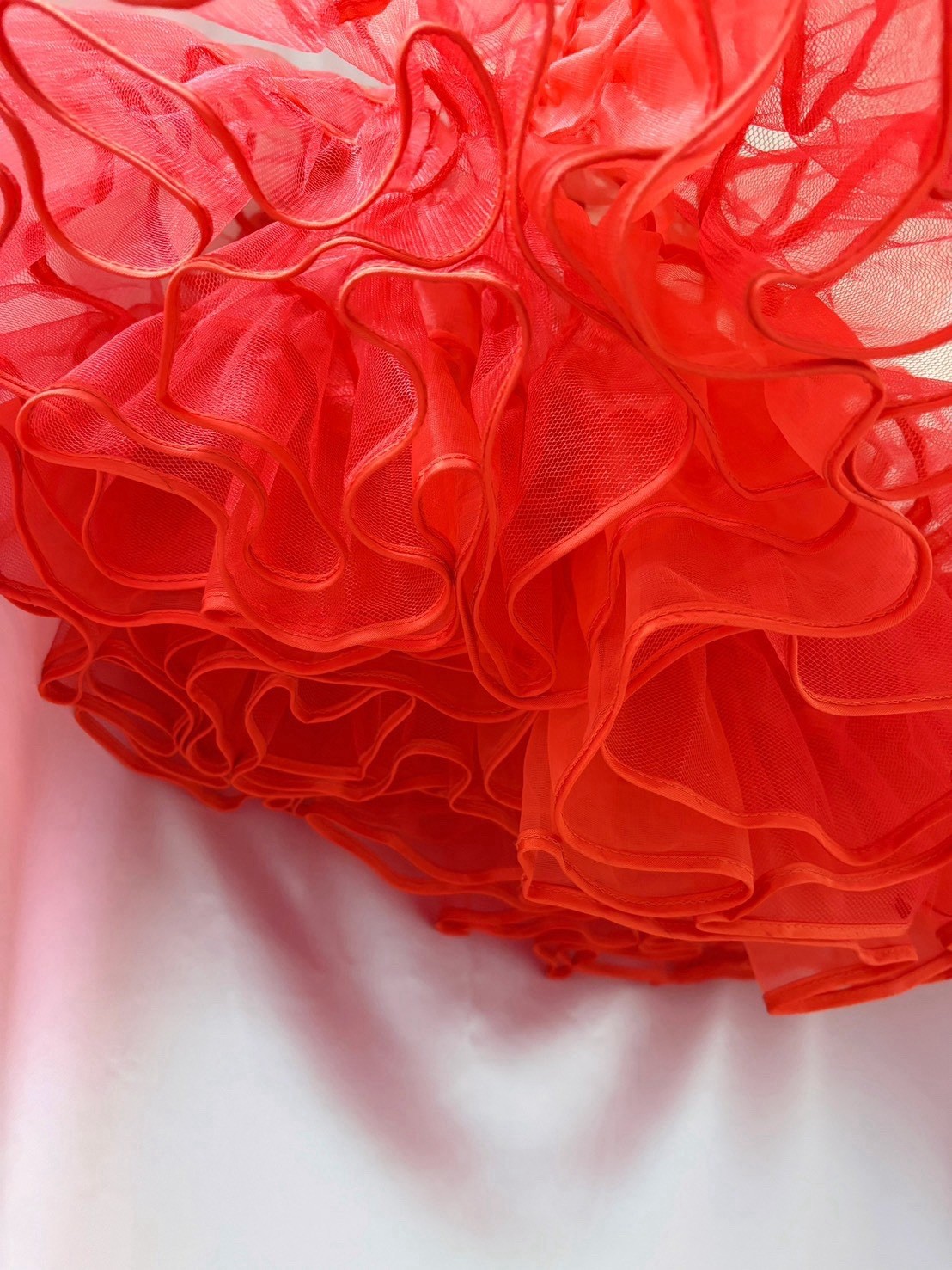 Vintage 50s Malco Modes Rockabilly Petticoat Tutu Ruffle USA Fairycore Coquette