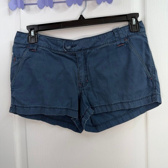 Vintage Mossimo blue y2k khaki chino short lowest rise pocket shorts 100% cotton