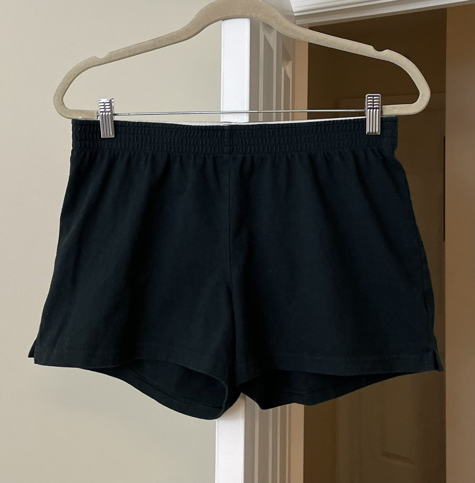 Champion Shorts Black Athletic Knit Vintage y2k Gym Fitness Women&rsquo;s Medium