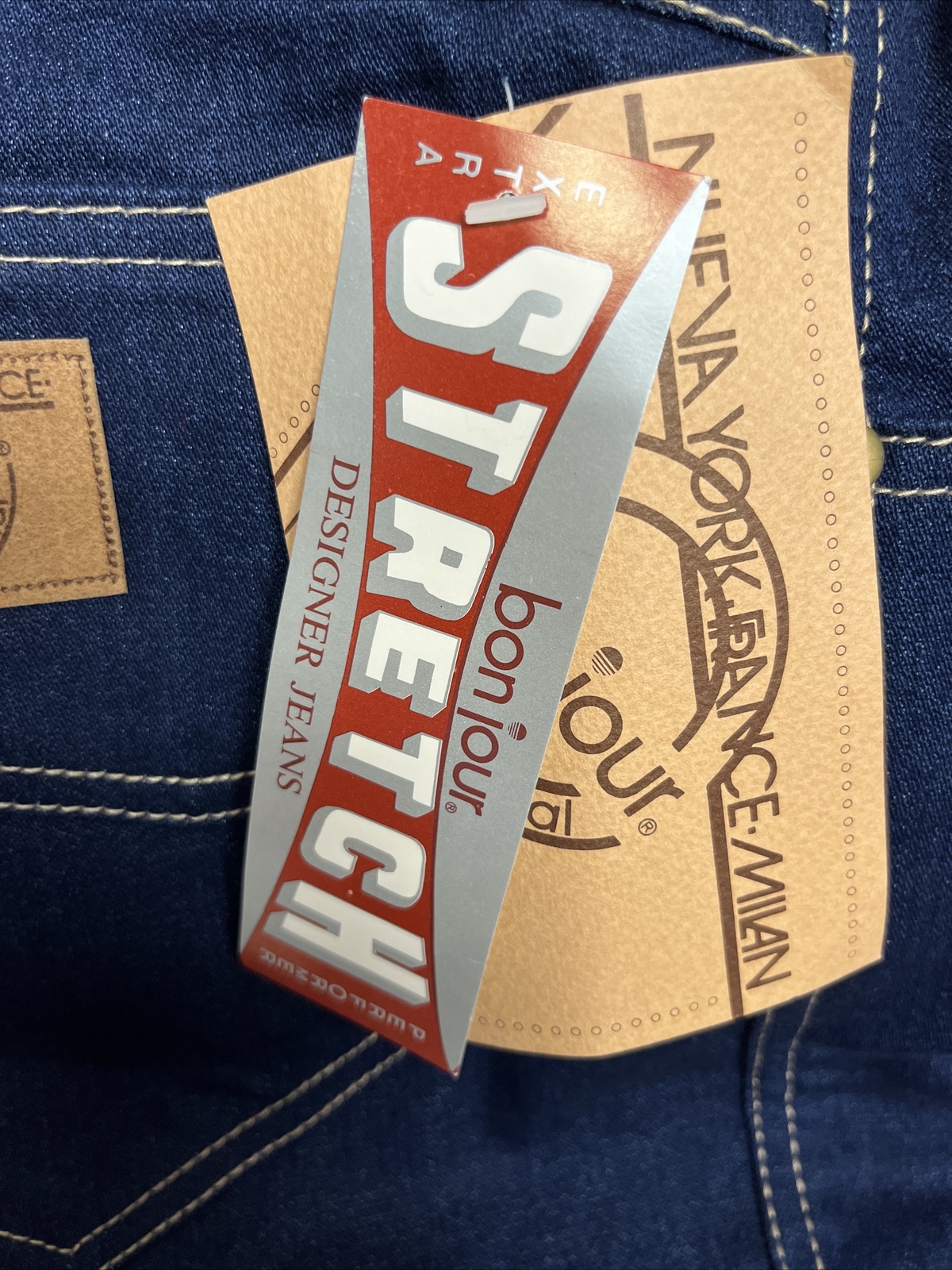 VTG Deadstock 70s 80s denim bonjour jeans women&rsquo;s 40 X 24 NWT *See Description