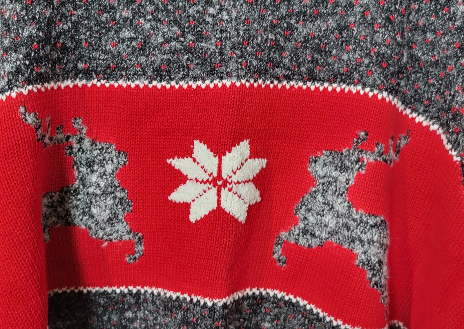 Vintage RUSS LIZ CLAIBORNE Woman&rsquo;s HOLIDAY REINDEER Sweater SIZE 26W-28W