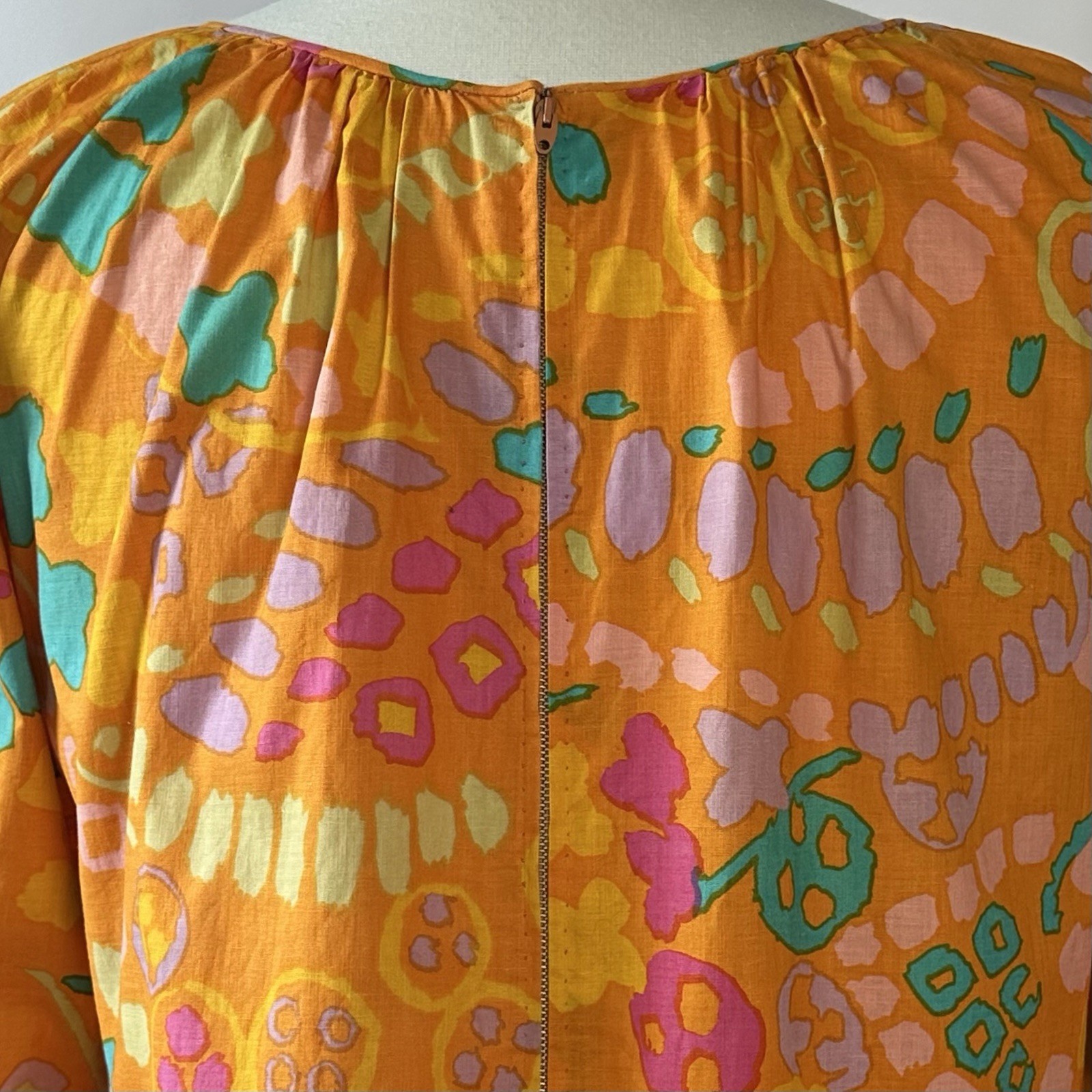60s Mod Cotton Shift Made in England for Lord & Taylor The Country Clothes Shop