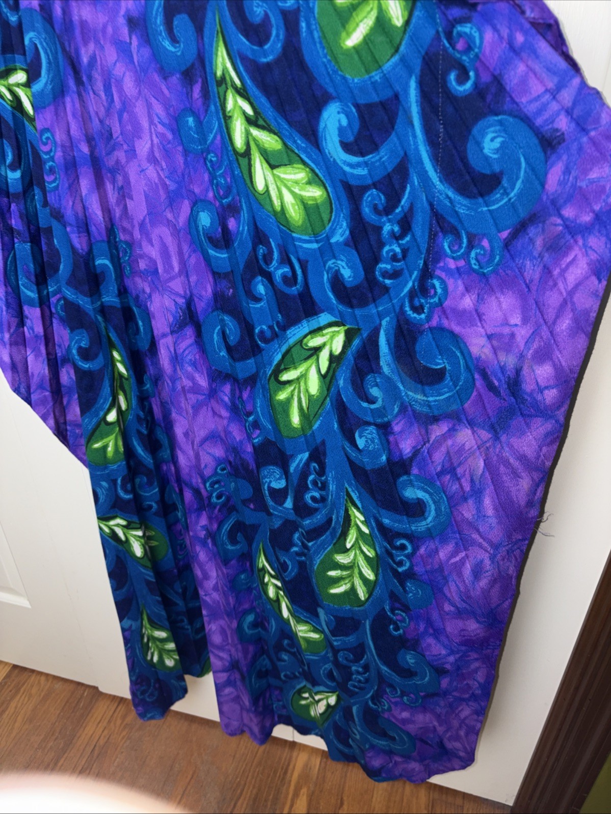Kamehameha Women Dress Vtg 60s Floral Hawaiian Muumuu Made In Hawaii purple OS