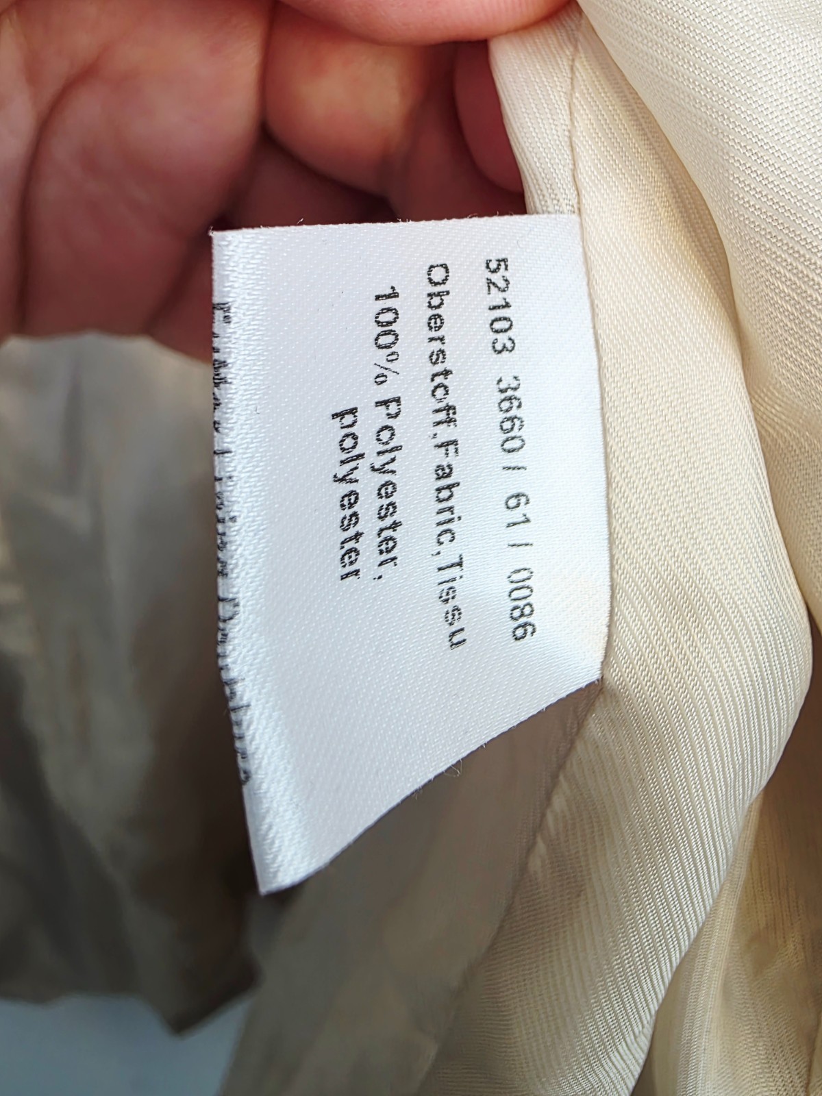 Vintage 2000s MADELEINE Beige Lightweight Jacket, Ruched Collar Coat, Utility Zi