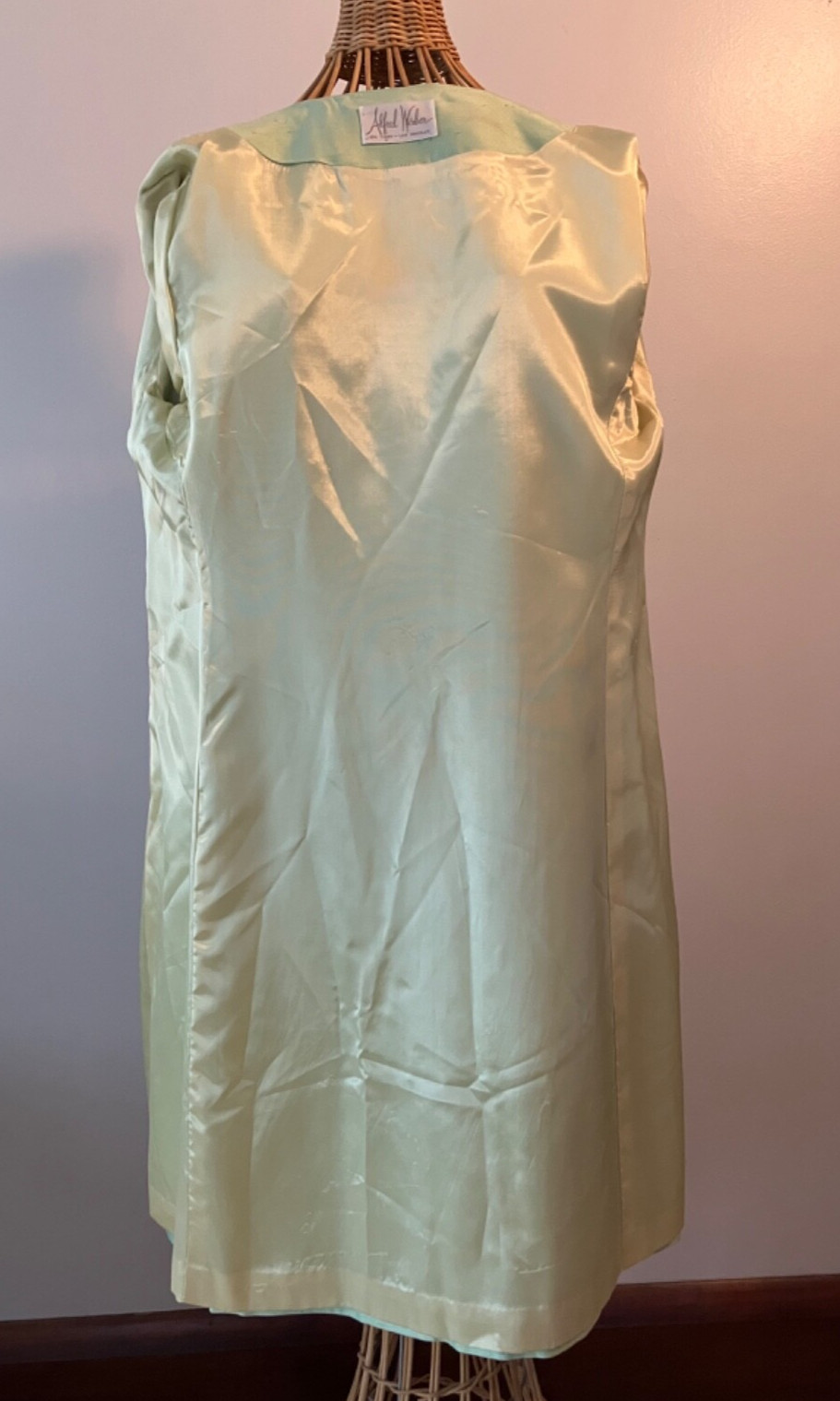 Gorgeous 1960s mint green Alfred Werber lined dress jacket – vintage