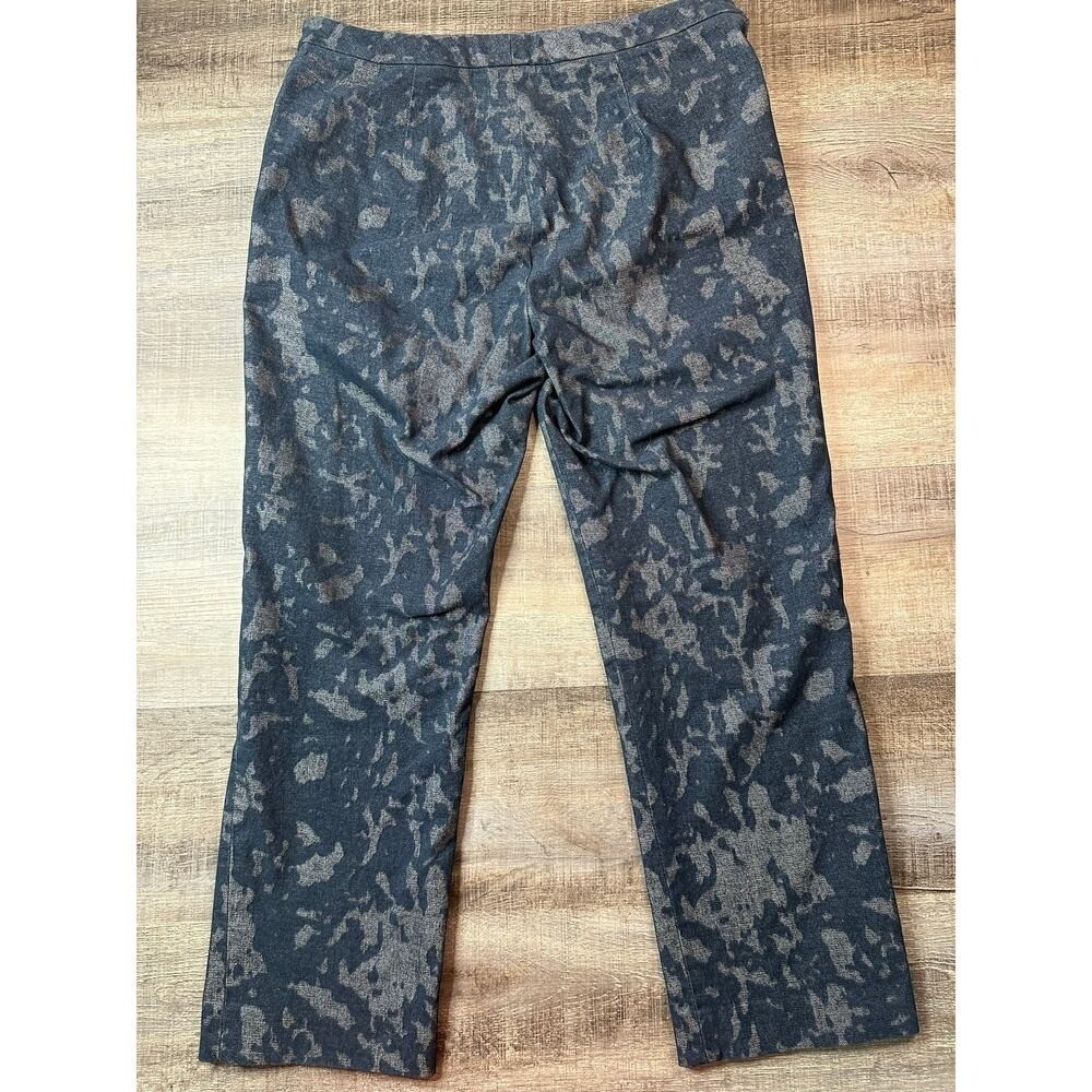 Vintage Womyn Textured Patterned Stretch Denim Pants Size 10 Made in NYC USA