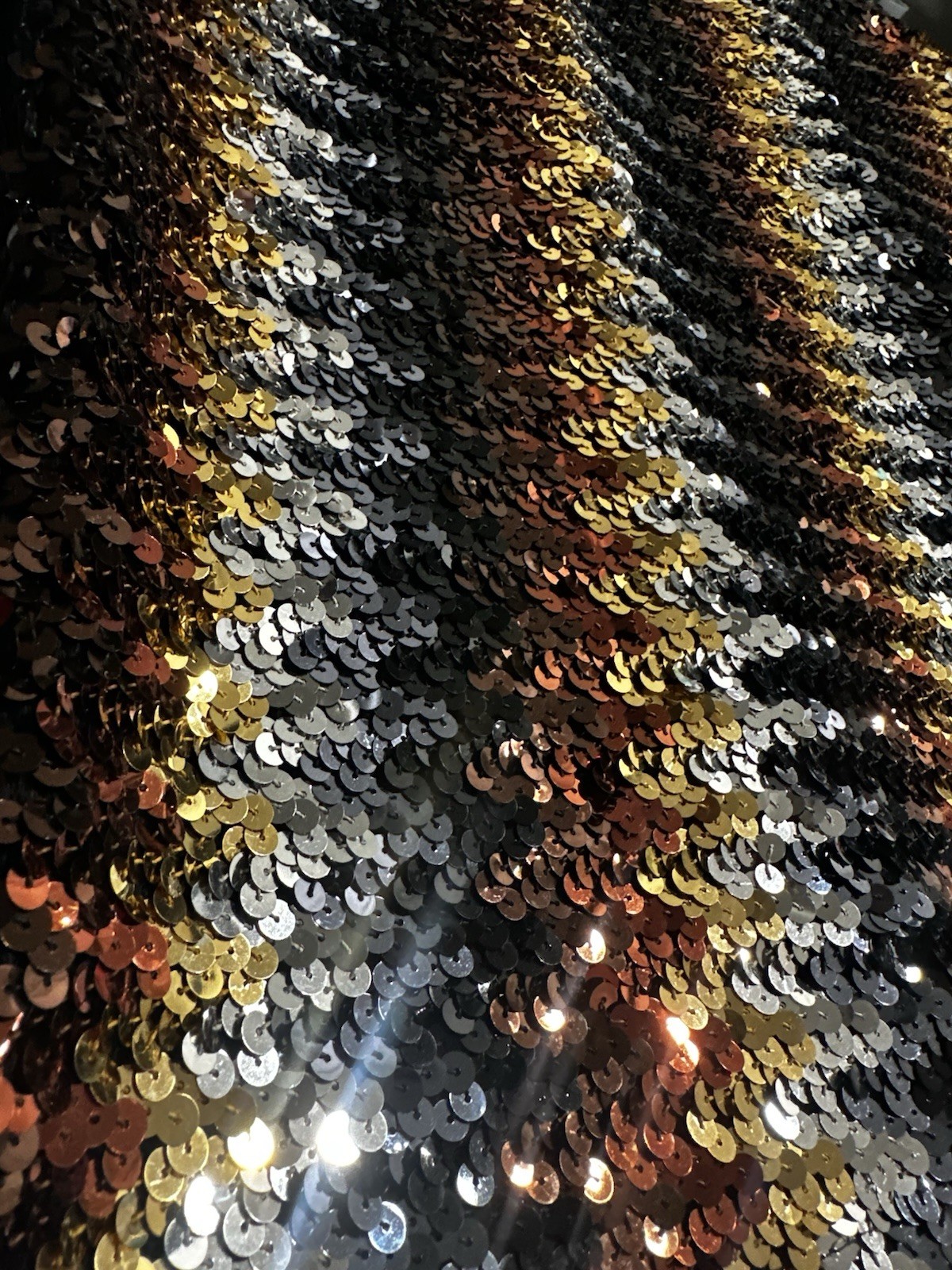 Day of the Unicorn Sequin Jacket Striped Disco 70s 80s Coachella Party Glam OS