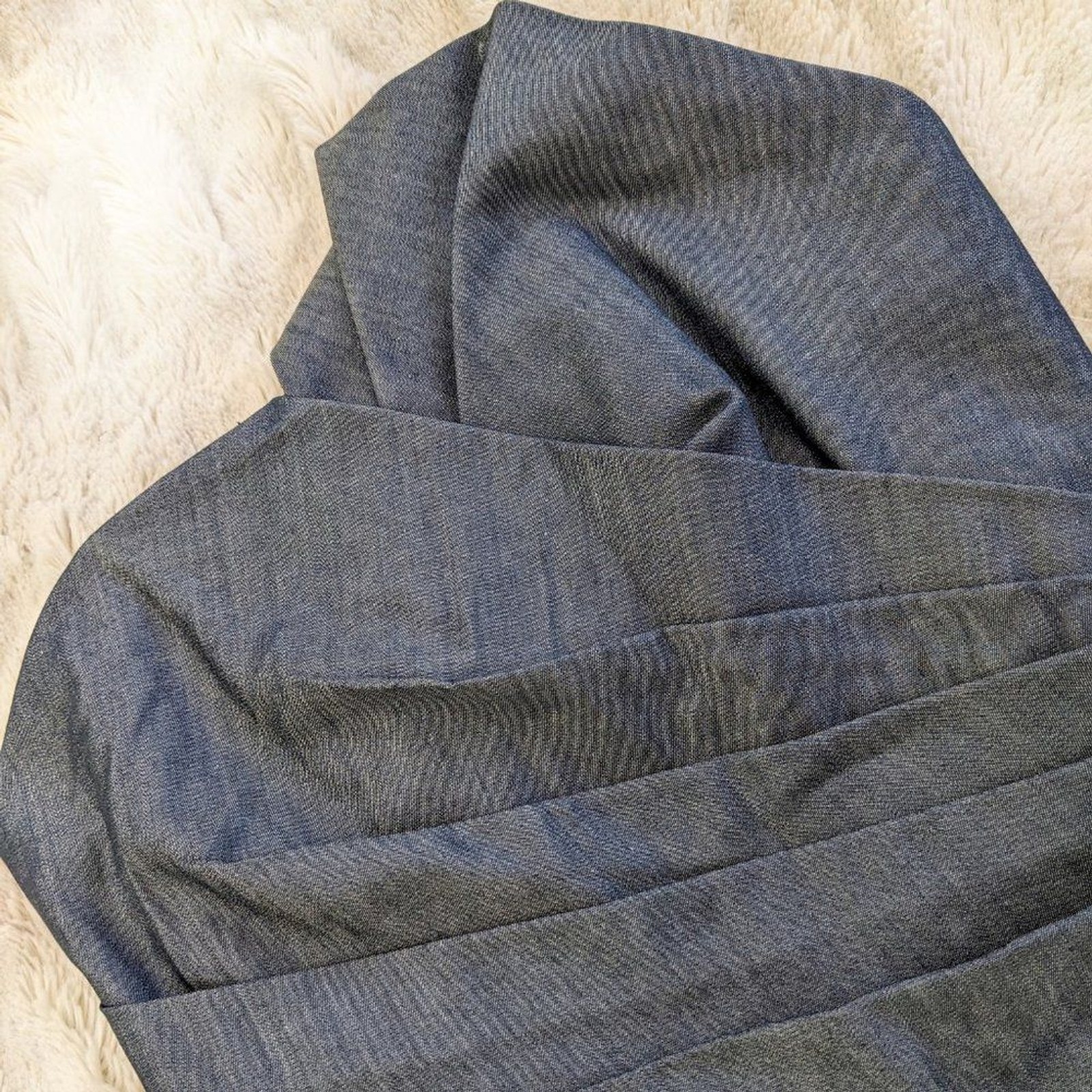 NWT VTG ROCK & REPUBLIC Leland Strapless Denim Origami Dress in Transmission / 2