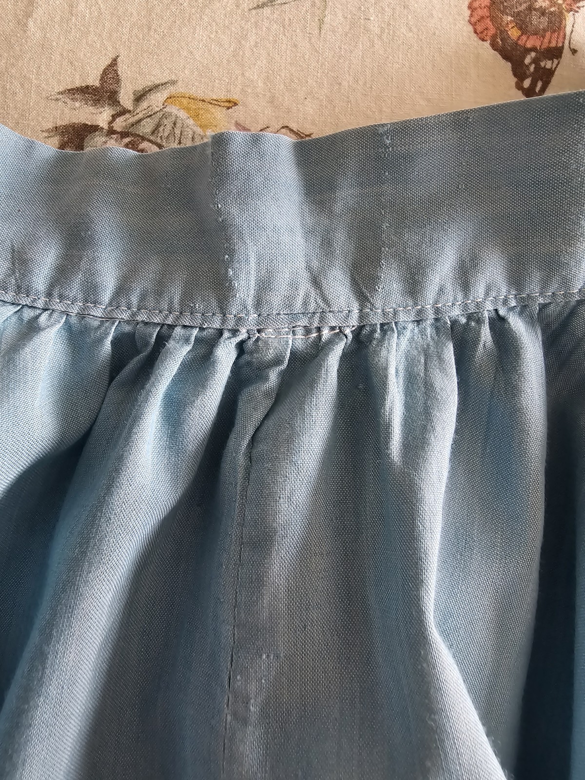 Vintage 1950s Jonathan Logan Circle Skirt Blue Womens XXS XS Mid Century