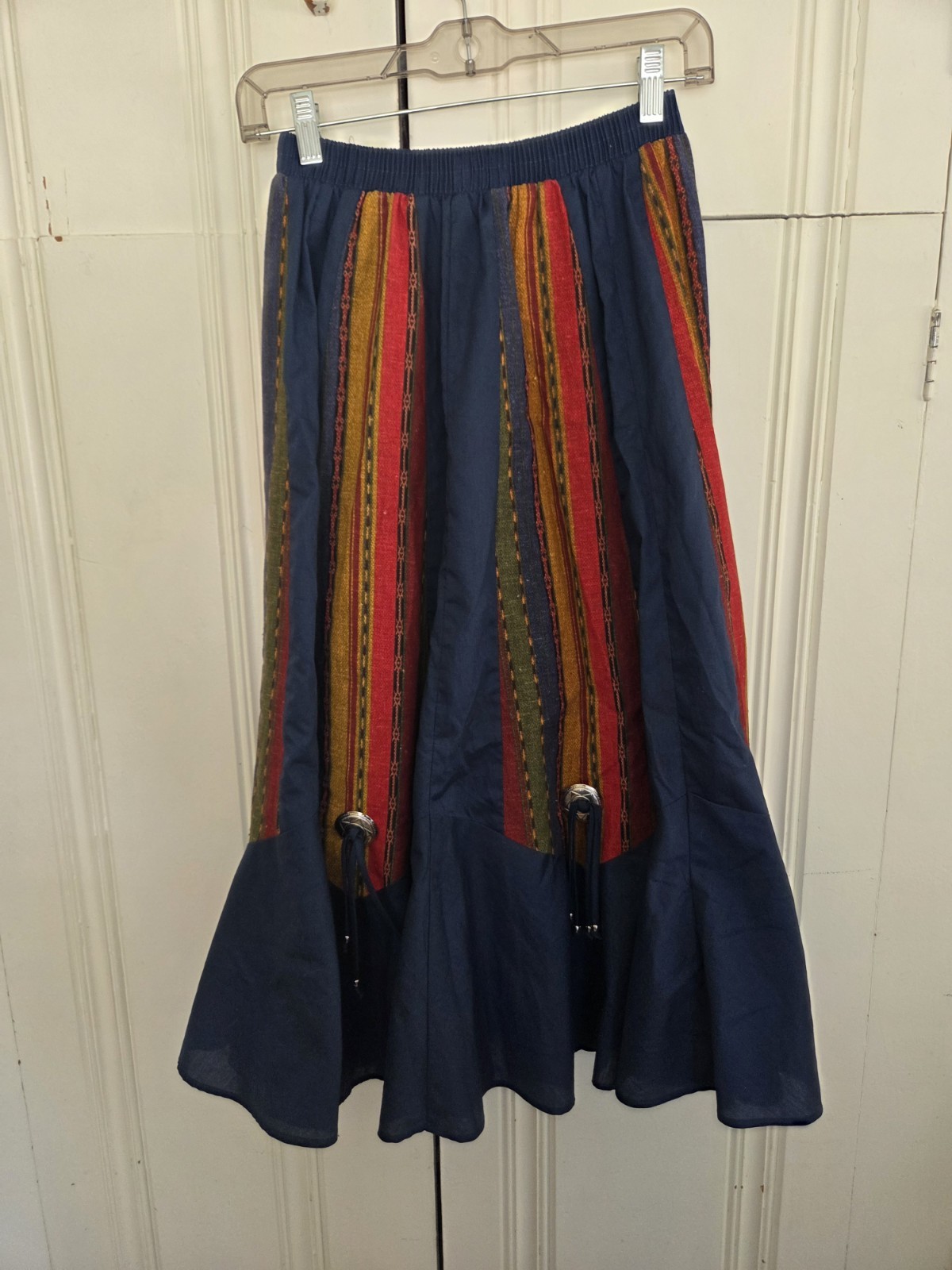 Malco Modes Vintage Partners Please Western Prairie Skirt Size 8 square dancing