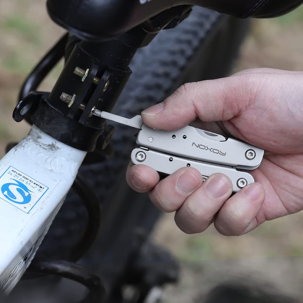 ROXON M2 14-in-1 Mini Multitool w/ Folding Scissors & 9-Piece Bit Set