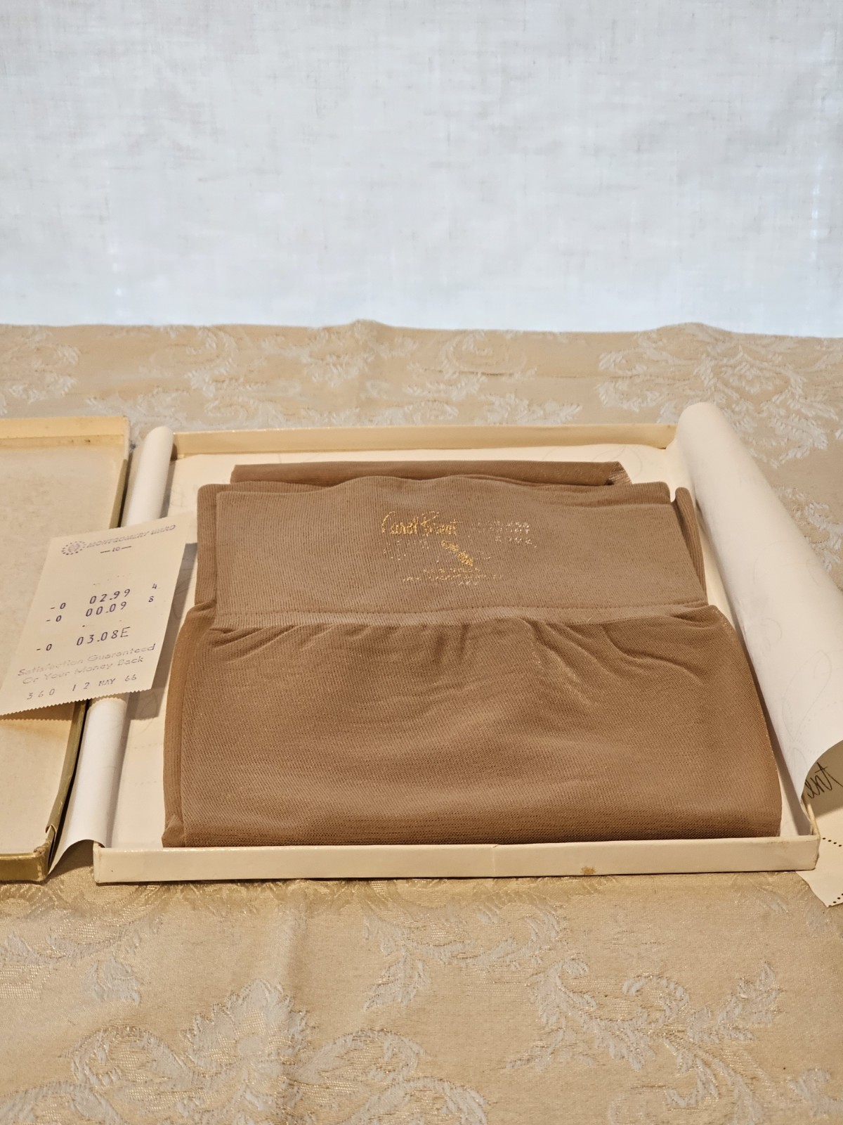 Carol Brent Seamless Thigh High Support Hosiery Soft Taupe 11-12 Long