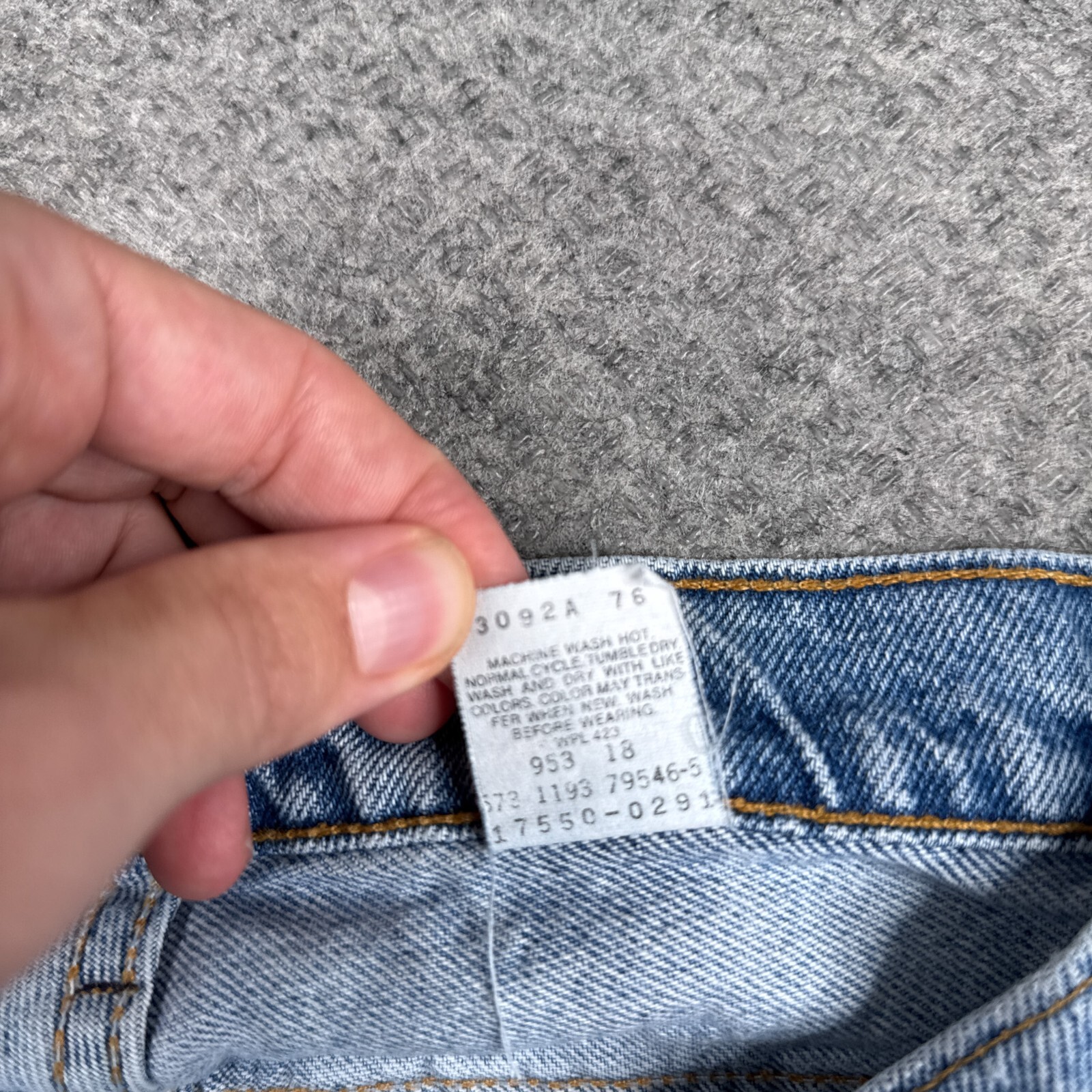 Vintage Levis 550 Jeans Womens 13M (31×28.5) Blue Made in USA Taper Relaxed