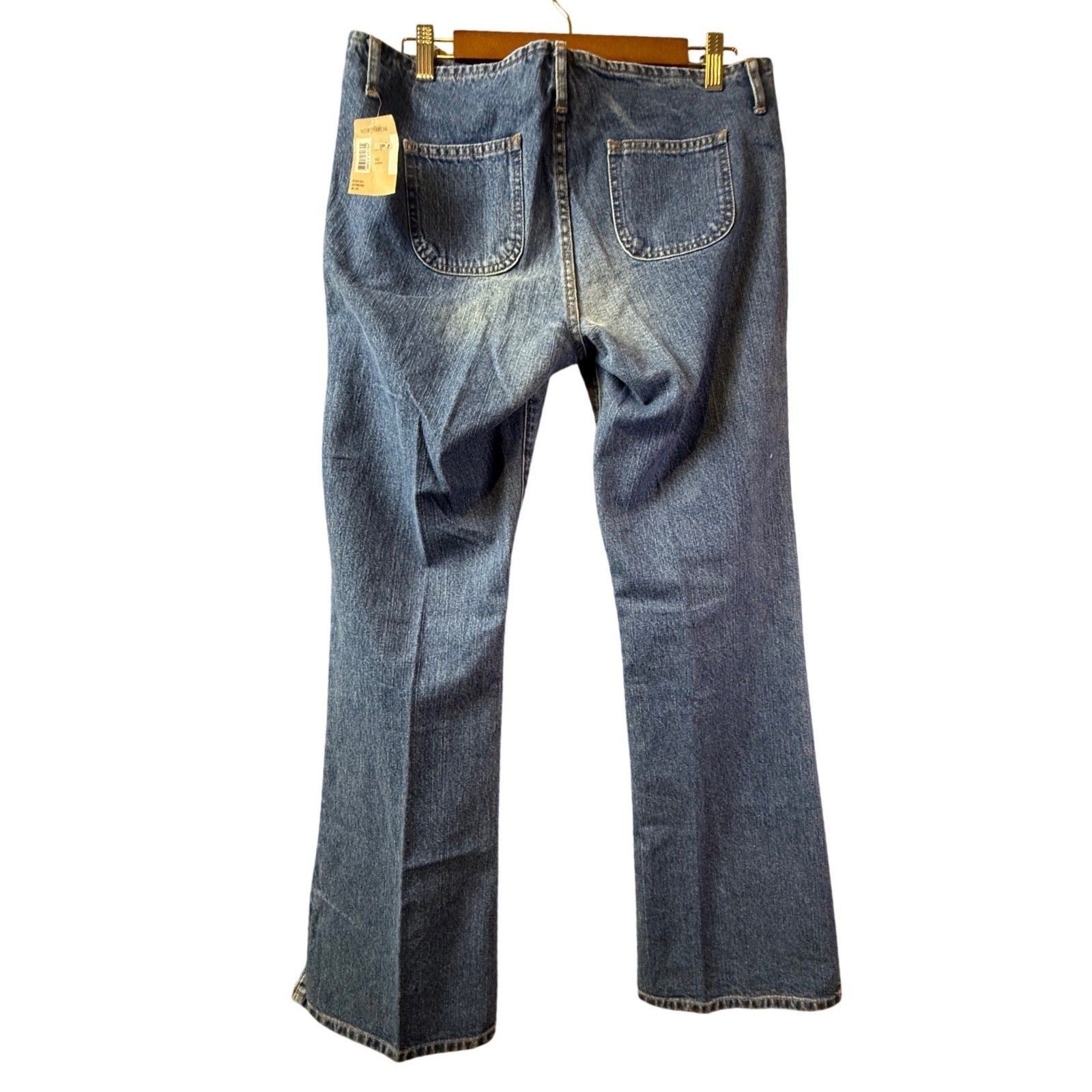 VTG New Paris Blues Originals Jeans 11 Flare Mid Rise Boho 00s Y2K