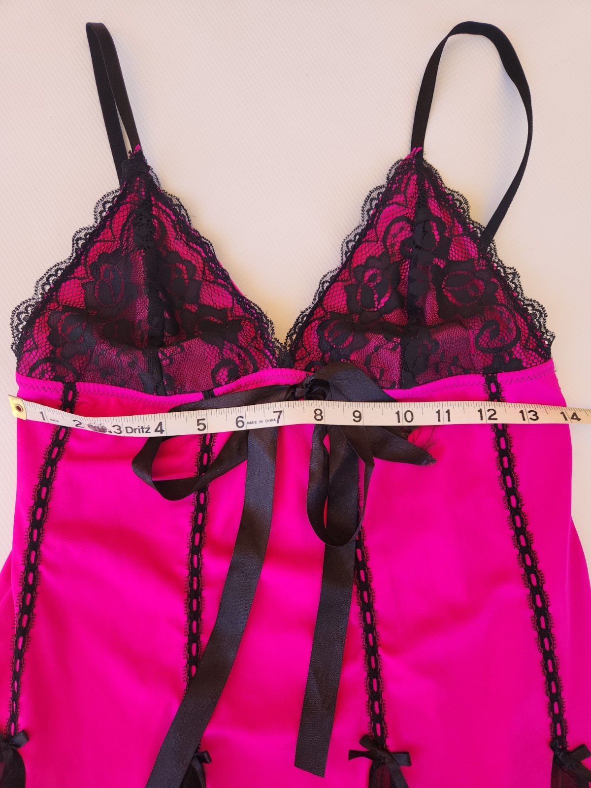 Popsi Lingerie, Nylon And Polyester, Hot Pink, Carnival Core, 1xl, Fit M/L