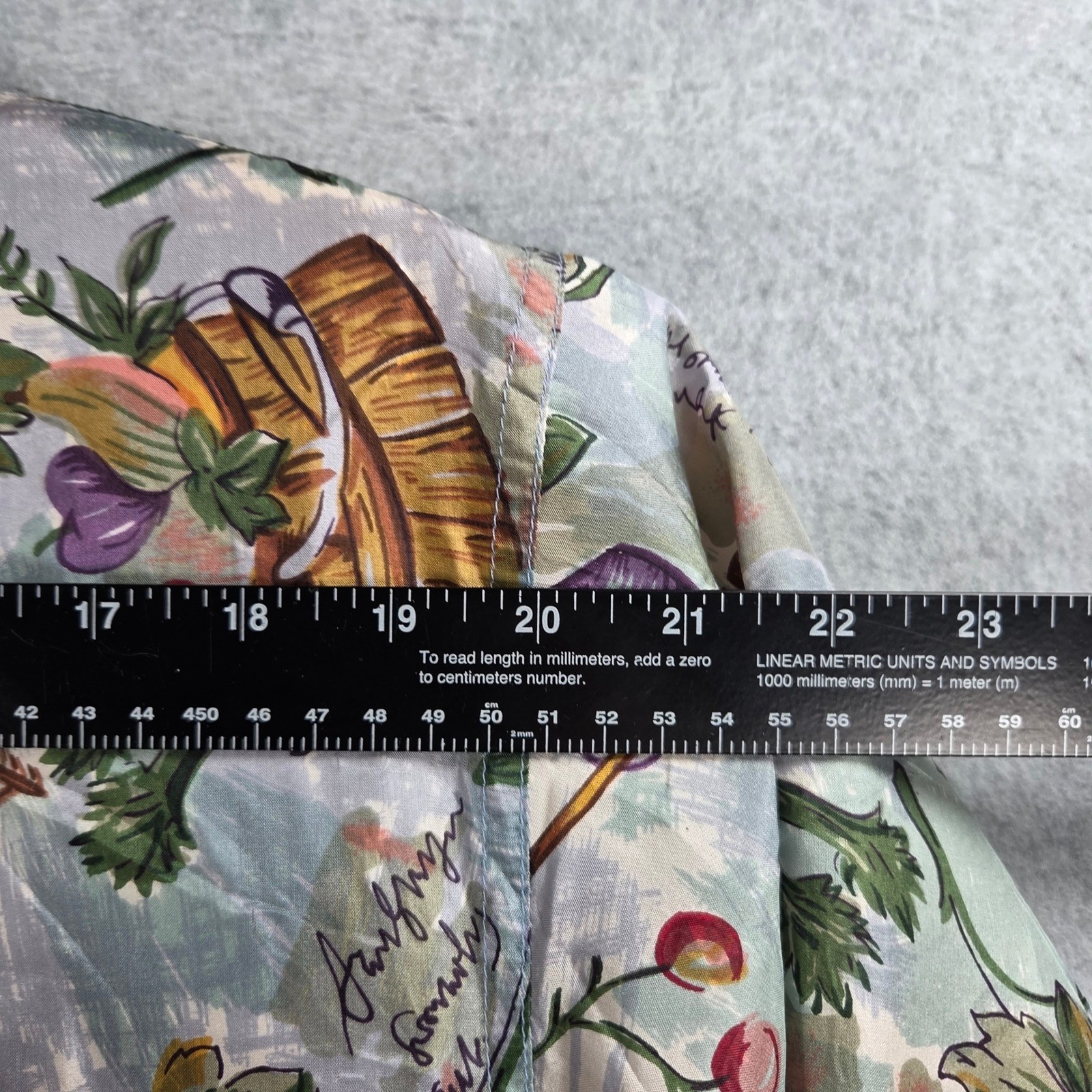 EVR Silk Bomber Jacket Womens Medium Multi-Color Vintage Garden Print Full Zip