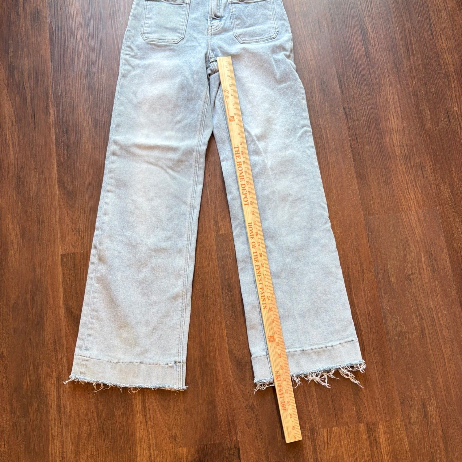 ♾️Lovervet by Vervet Tantalize High Rise Wide Leg Patch Pocket Jeans 28/7♾️