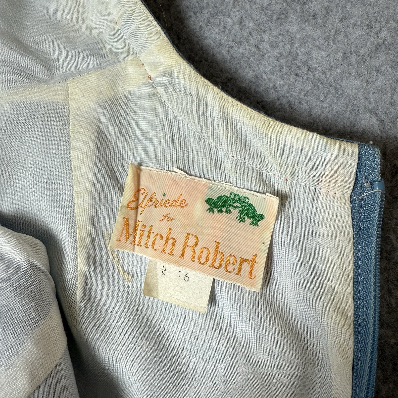 Elfriede Mitch Roberts Applique Maxi Tank Dress Vintage Cottagecore Teacher 16