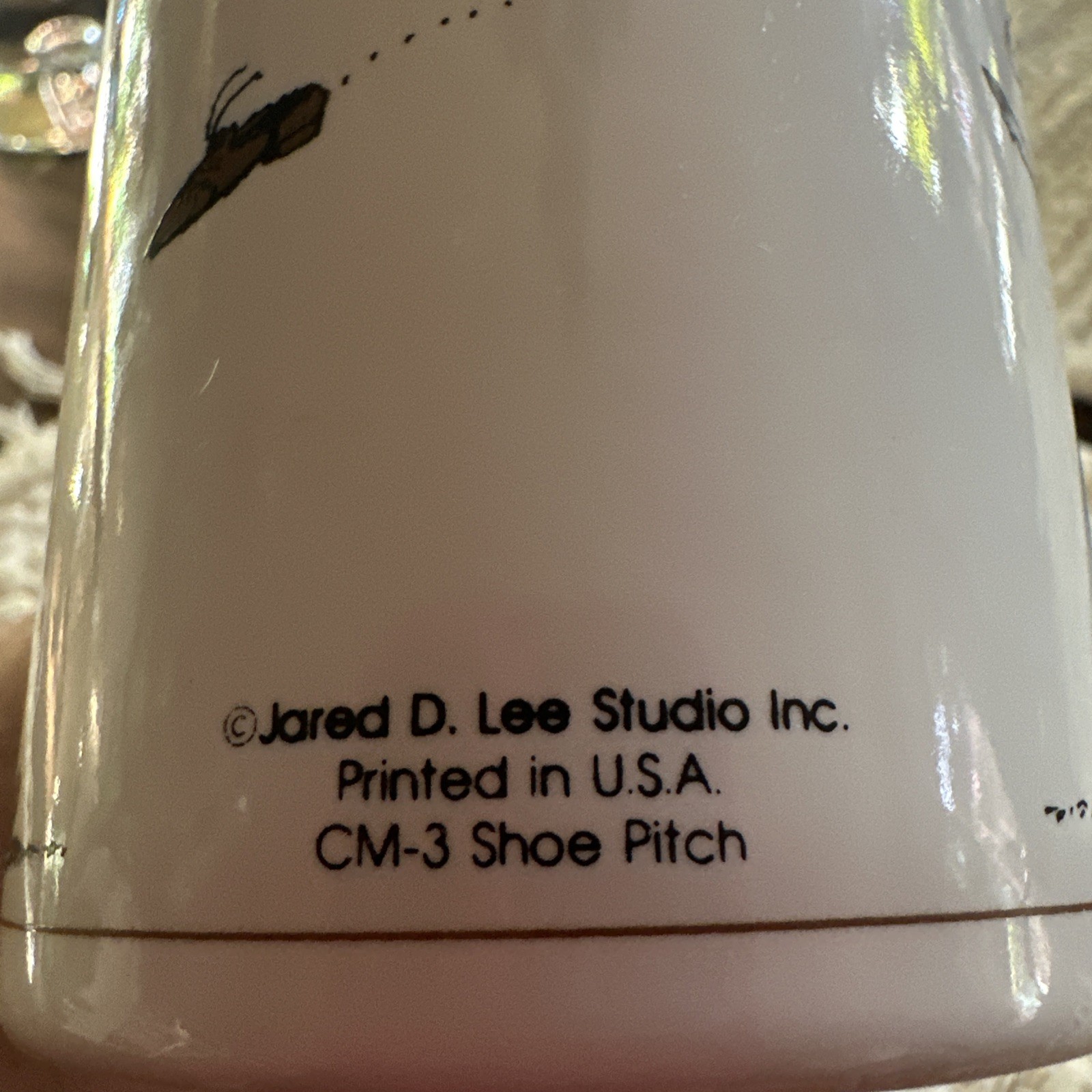 Equestrian Humor 10 Oz Coffee Mug Jared D Lee Studio CM3 Shoe Pitch