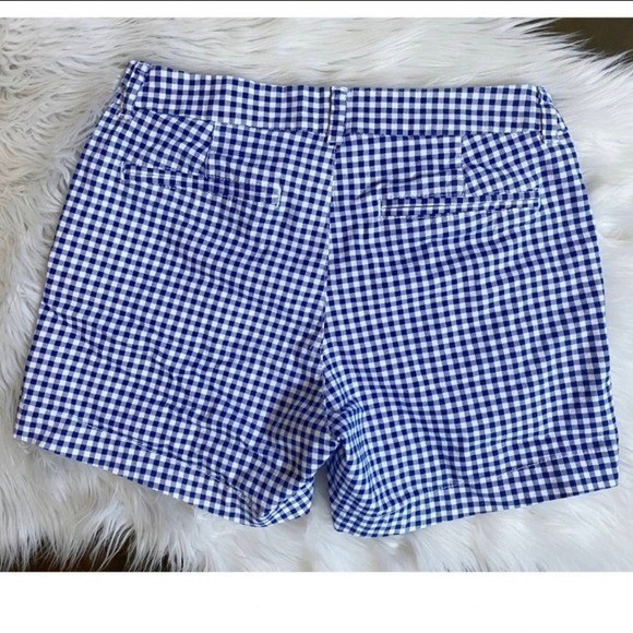 Old Navy Blue & White Patriotic Everyday Gingham Shorts – 6 EUC