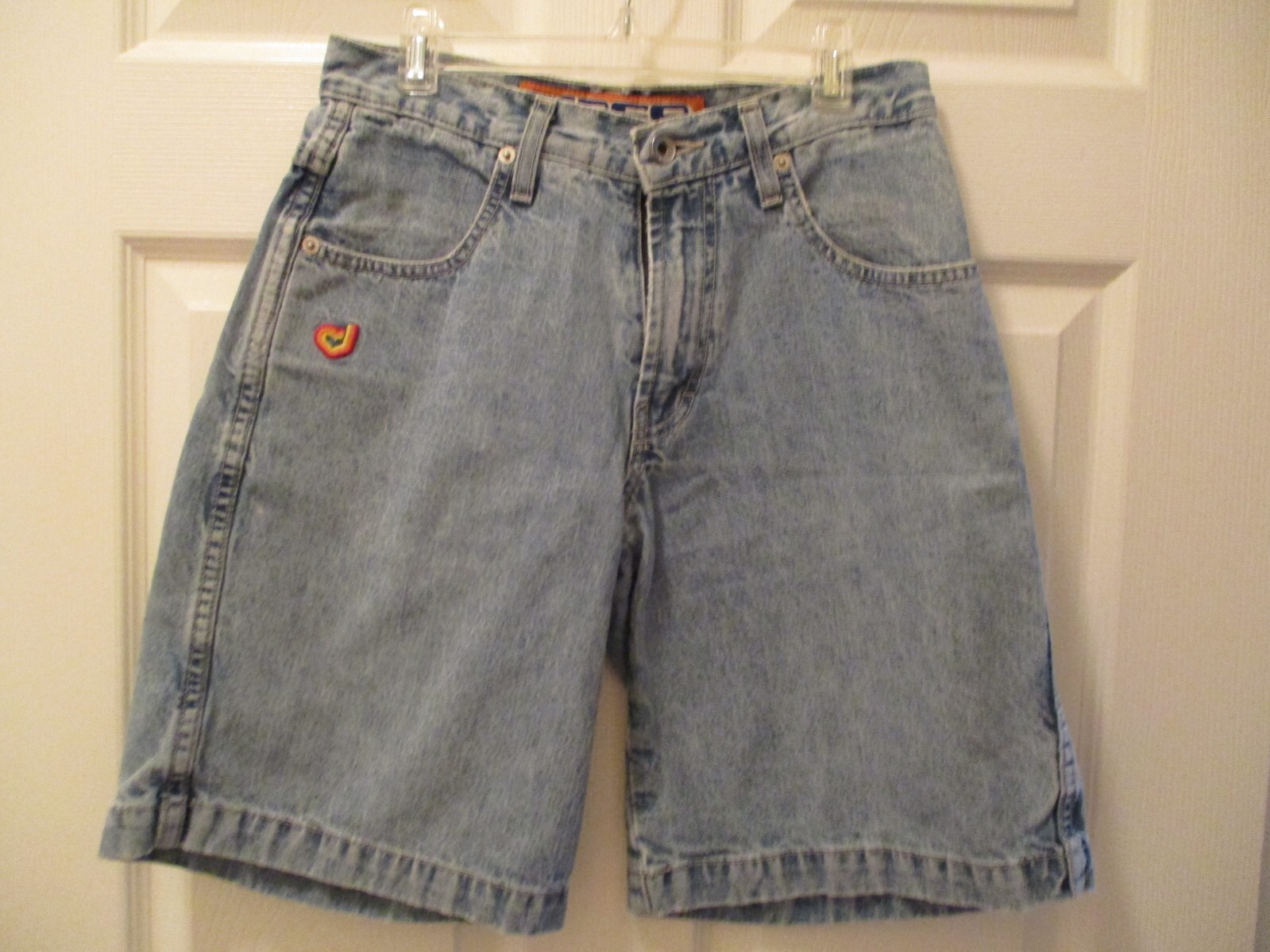 Ultra RARE Vintage 90&rsquo;s JNCO Skateboard Jean Shorts Women&rsquo;s 3