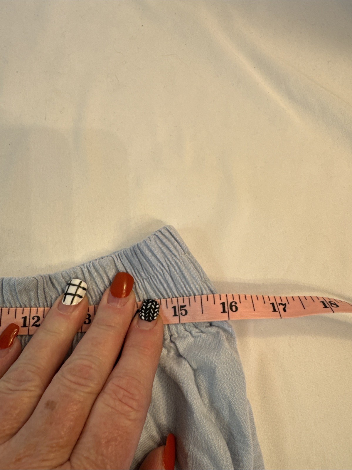 Vtg Jane Ashley Cotton Shorts Button Zip Sz L