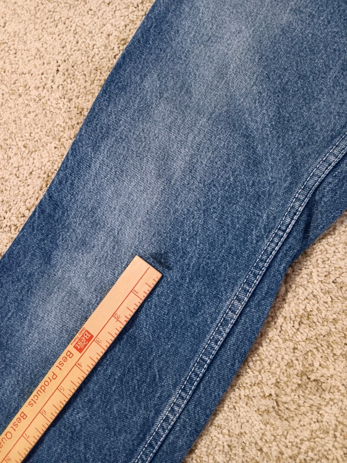 VTG 1980s Kenny Rogers by Karman Jeans Sz 33( 30&Prime;w x 29&Prime;l) USA Western Denim