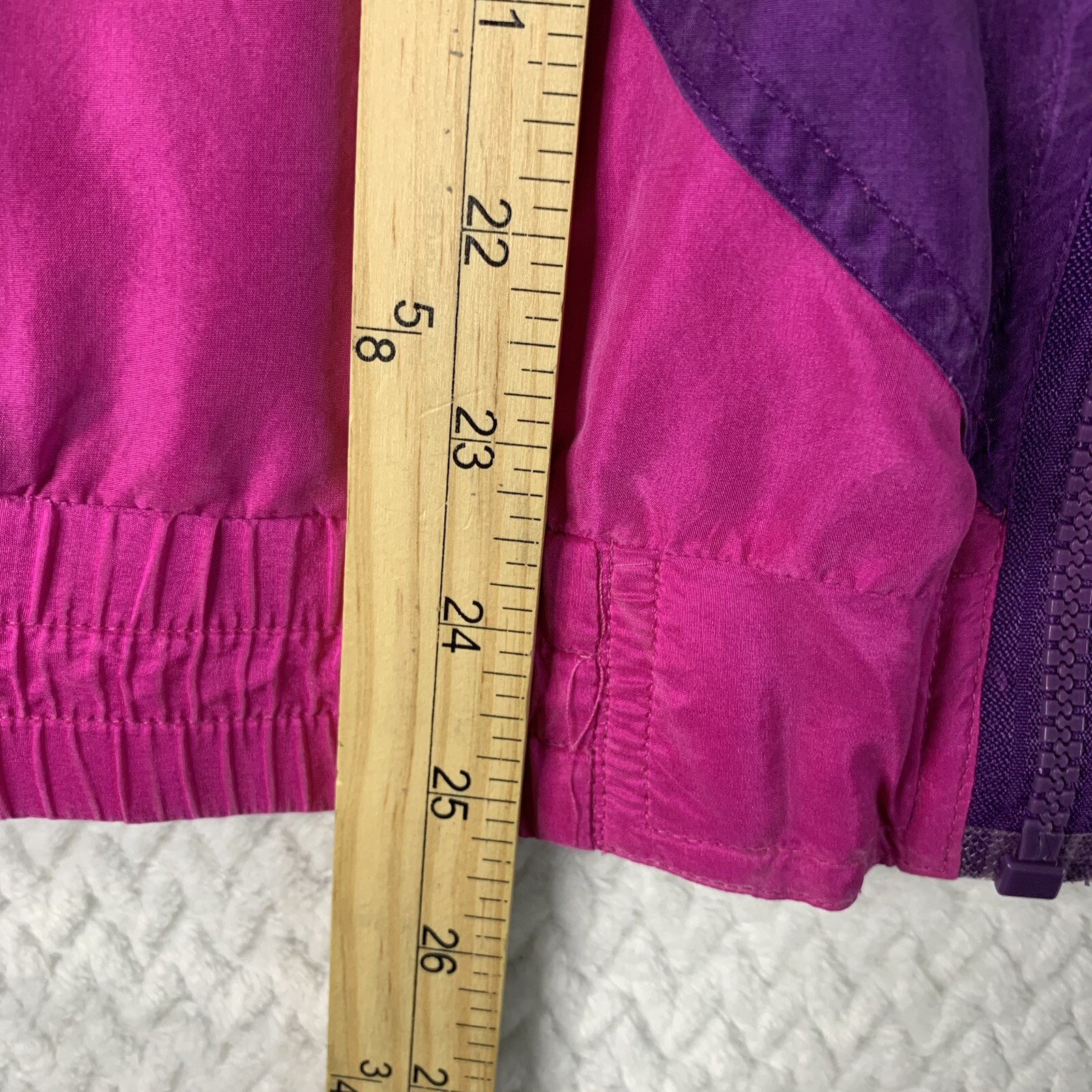 Vintage Oleg Cassini Windbreaker Jacket Women’s Size Medium 100% Silk