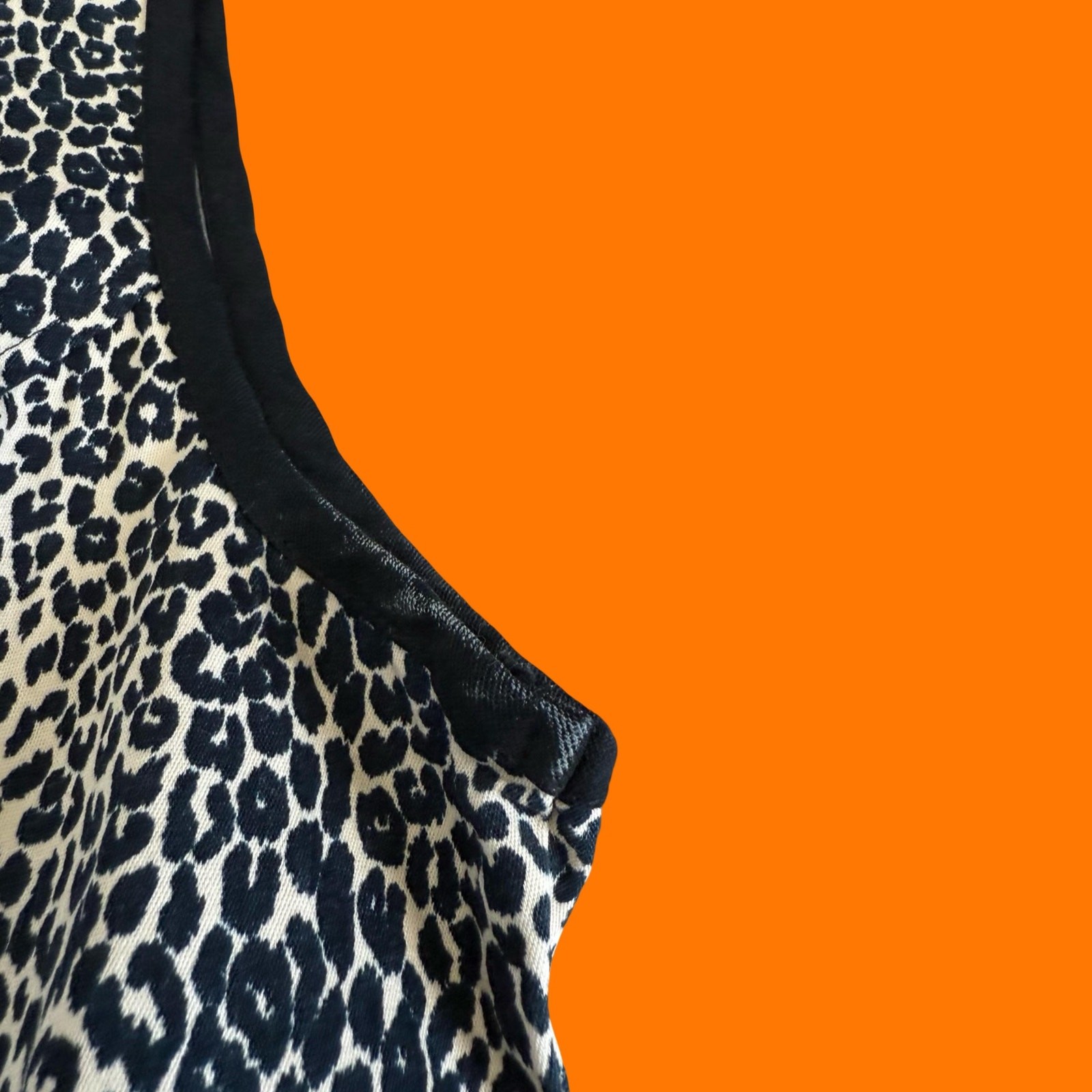 90&rsquo;s vintage leopard print bodycon mini dress Size 10 california concepts