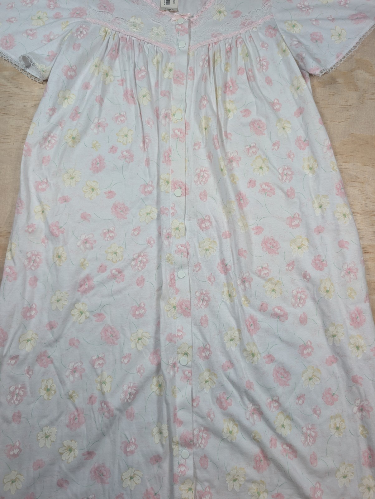 Vintage NWT Maidenform Nightgown Pink Dogwood Size Small 100% Cotton