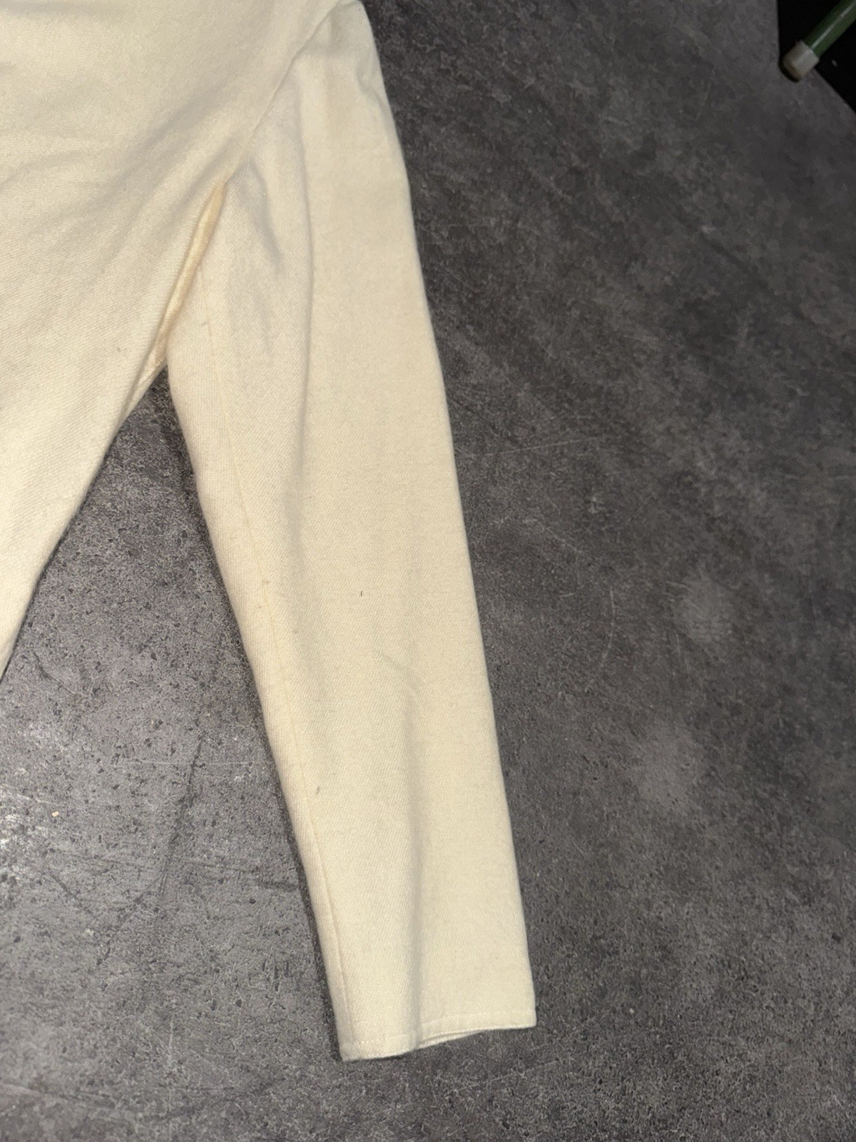 Vintage 1970s Gucci Designer Wool Ivory Dress Cowl Neck Old Money Chic 44 Womens