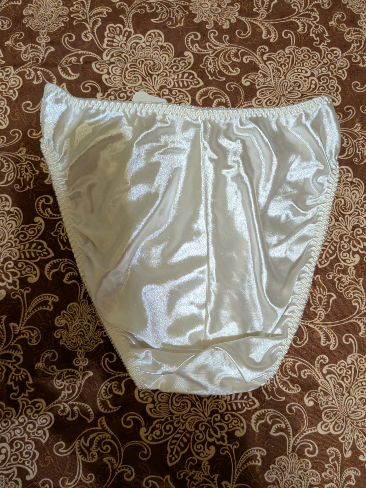 Vintage Olga Satin Brief Panties Size Medium