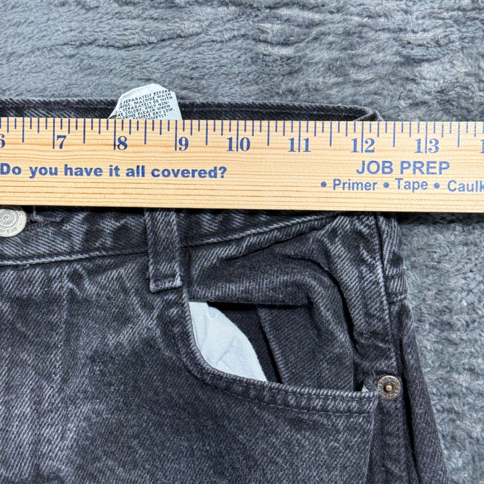 Gitano Jeans Women 10 Regular Black Vintage High Waisted Tapered Mom Denim