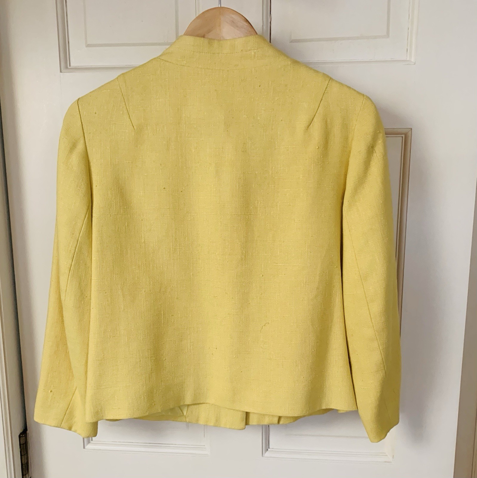 Le Clique mod 1960s Yellow Women&rsquo;s Suit Jacket blazer S