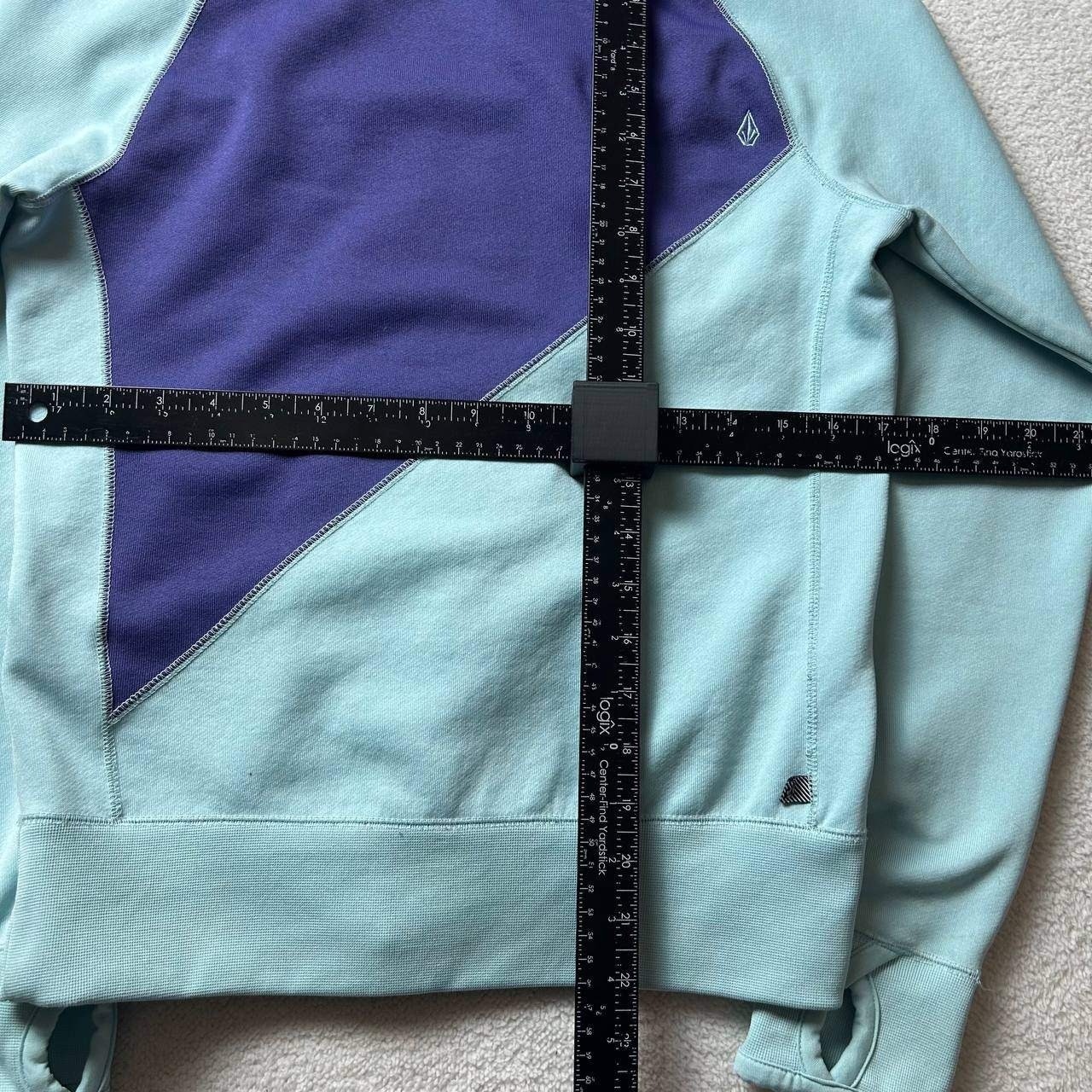 Vintage Volcom Colorblock Multicolor Full Zip Y2K Jacket Hooded Women&rsquo;s Small