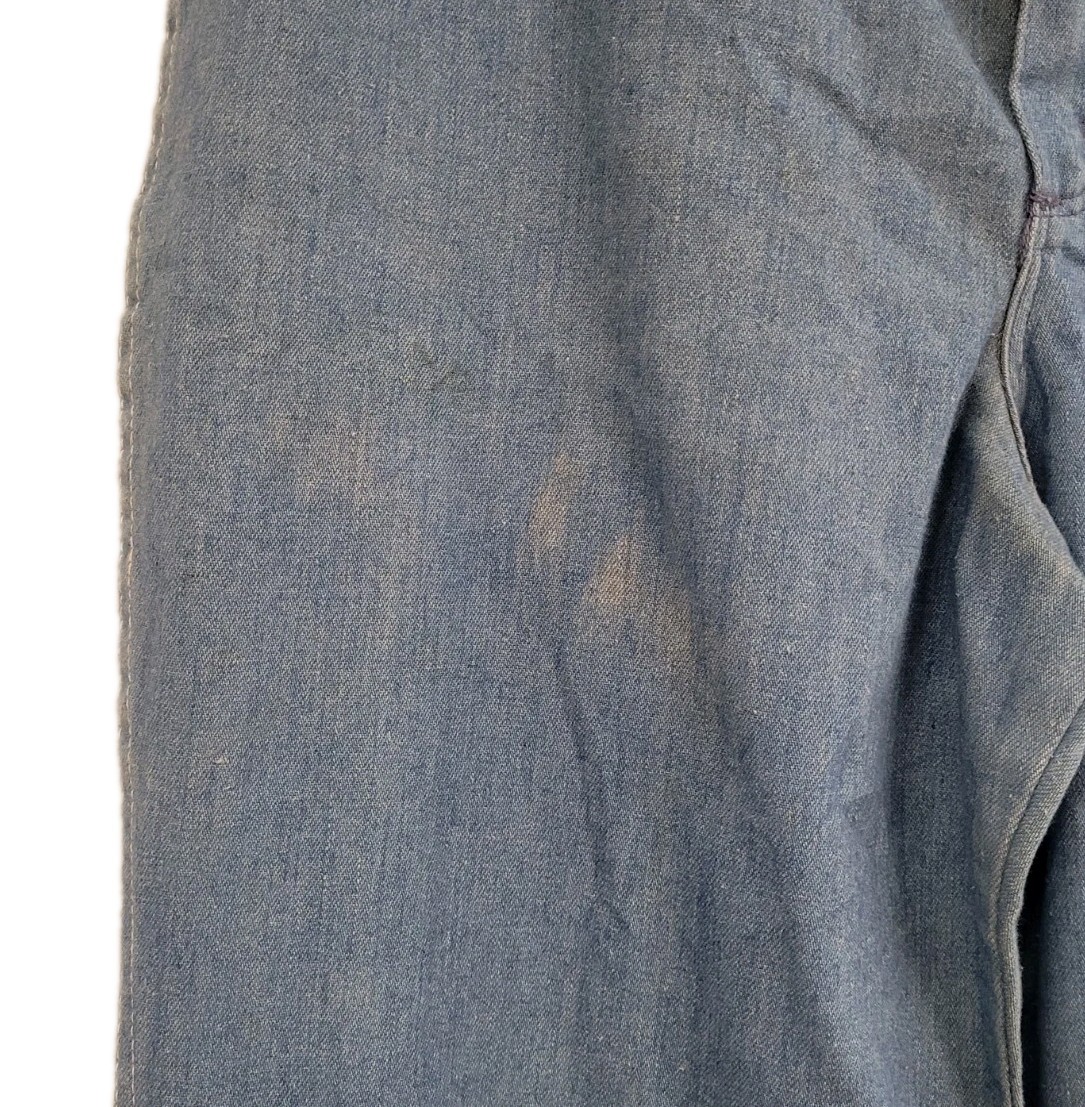 WOMENS VINTAGE MAVERICK JEANS 70s BELL BOTTOM FLARE DENIM HIGH WAISTED 25X32