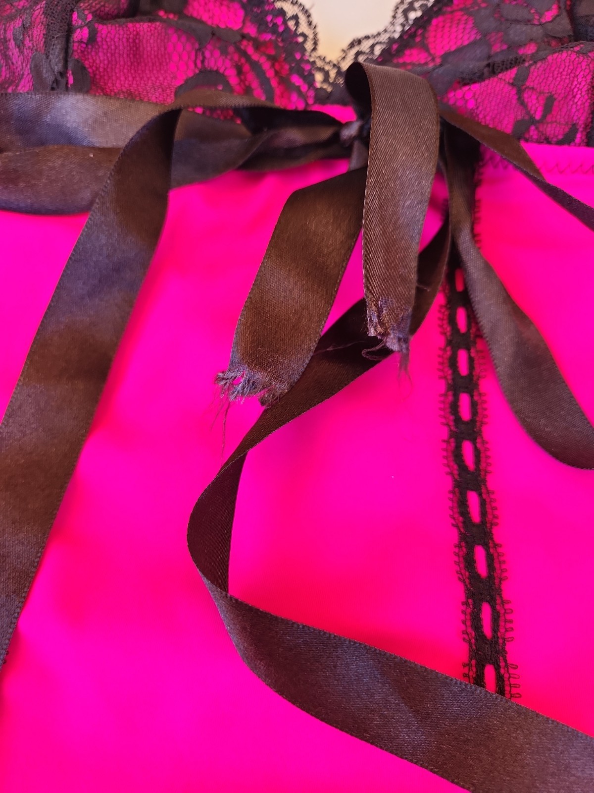Popsi Lingerie, Nylon And Polyester, Hot Pink, Carnival Core, 1xl, Fit M/L