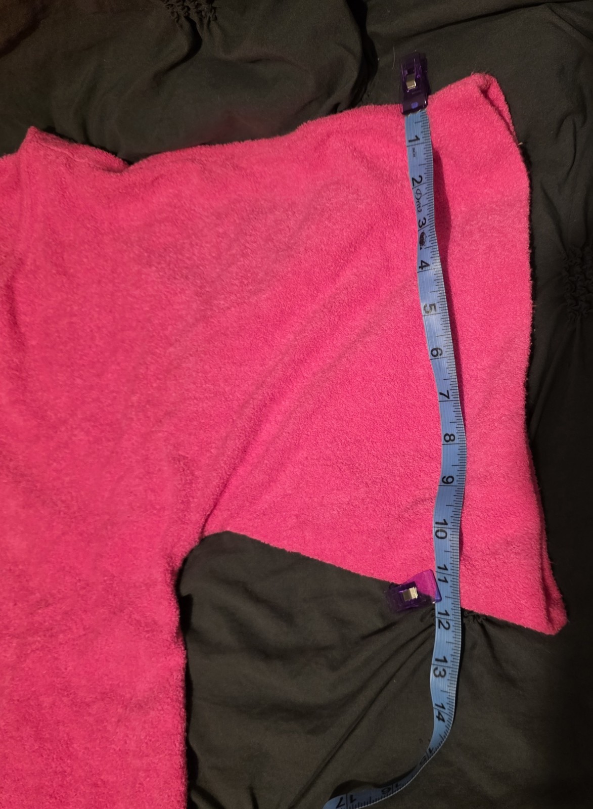 Vintage 1970s Hot Pink Terry Cloth Dress Pool Cover Bardinella Designs Size S