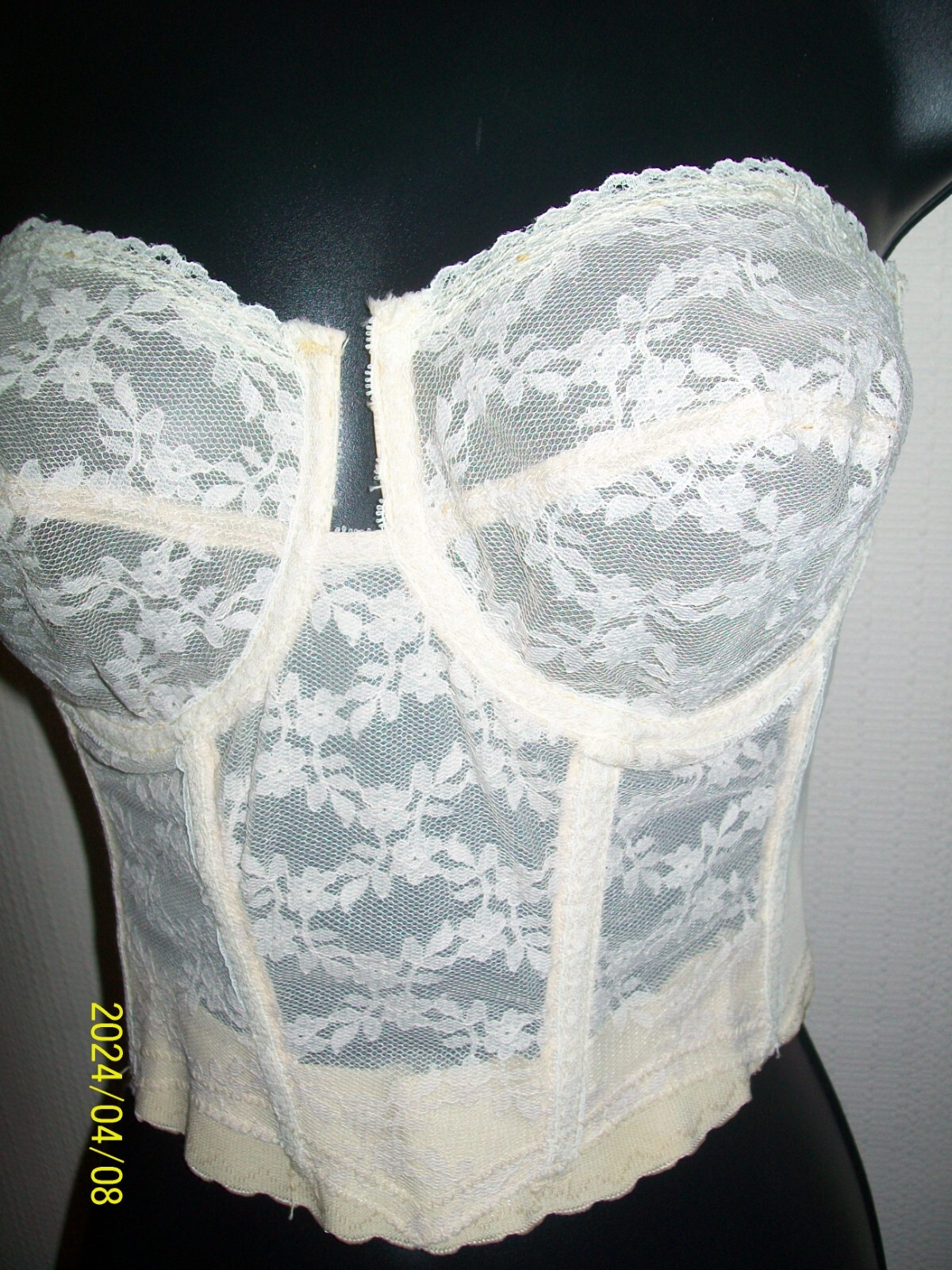 Vintage Nude Bra BackLess by Young Smoothie The Strouse Adler Co 70s ~Size 38B