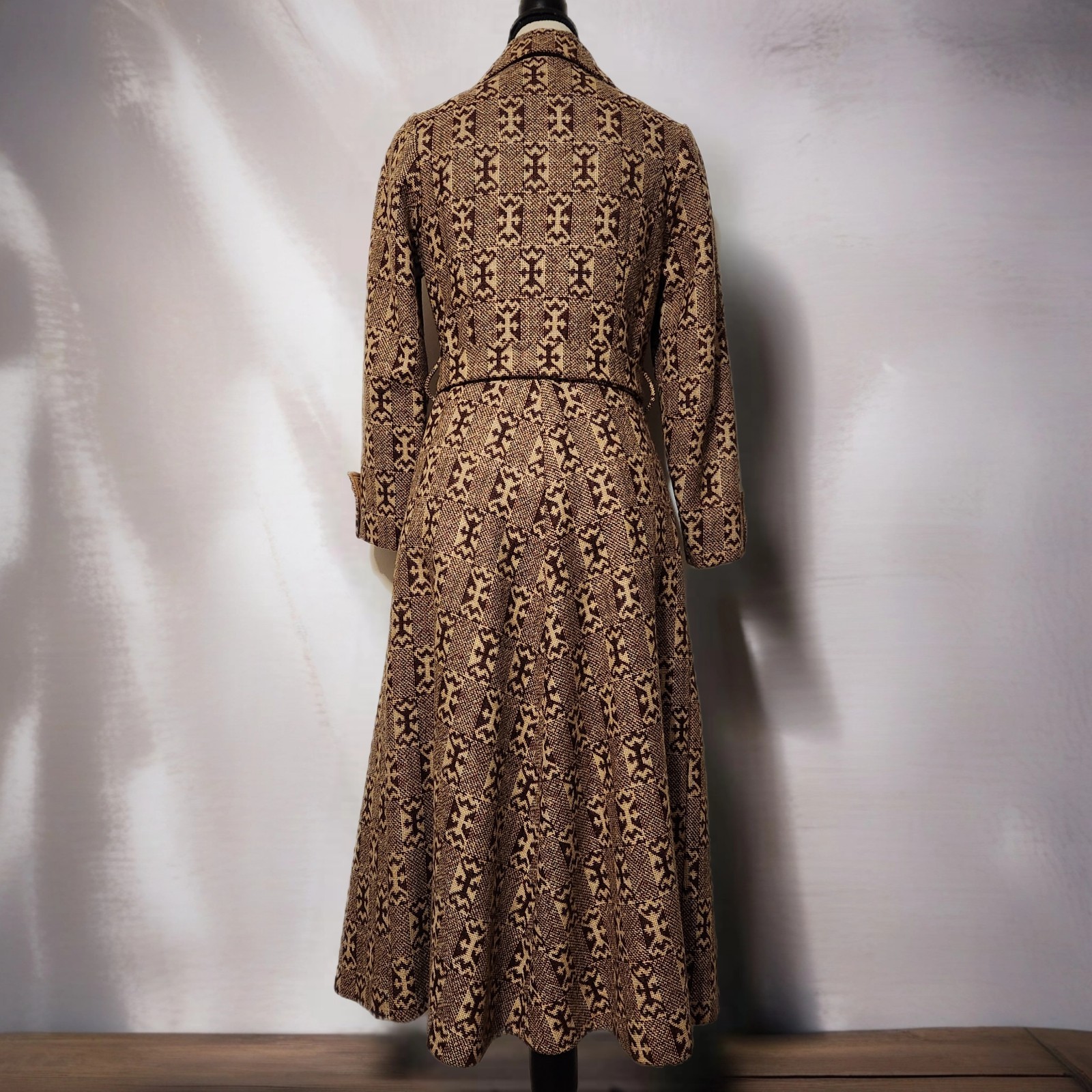 Mint True Vintage 60s Maxi Coat British Hong Kong Ultra Mod classic