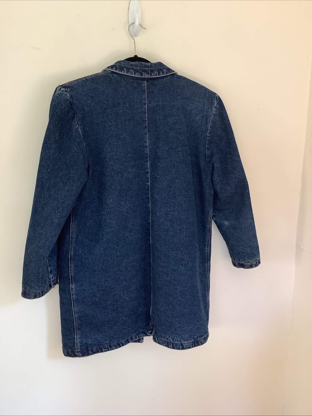 Vintage 1980s Inner View M Lined Long Cowgirl Boho Glam Chore Coat